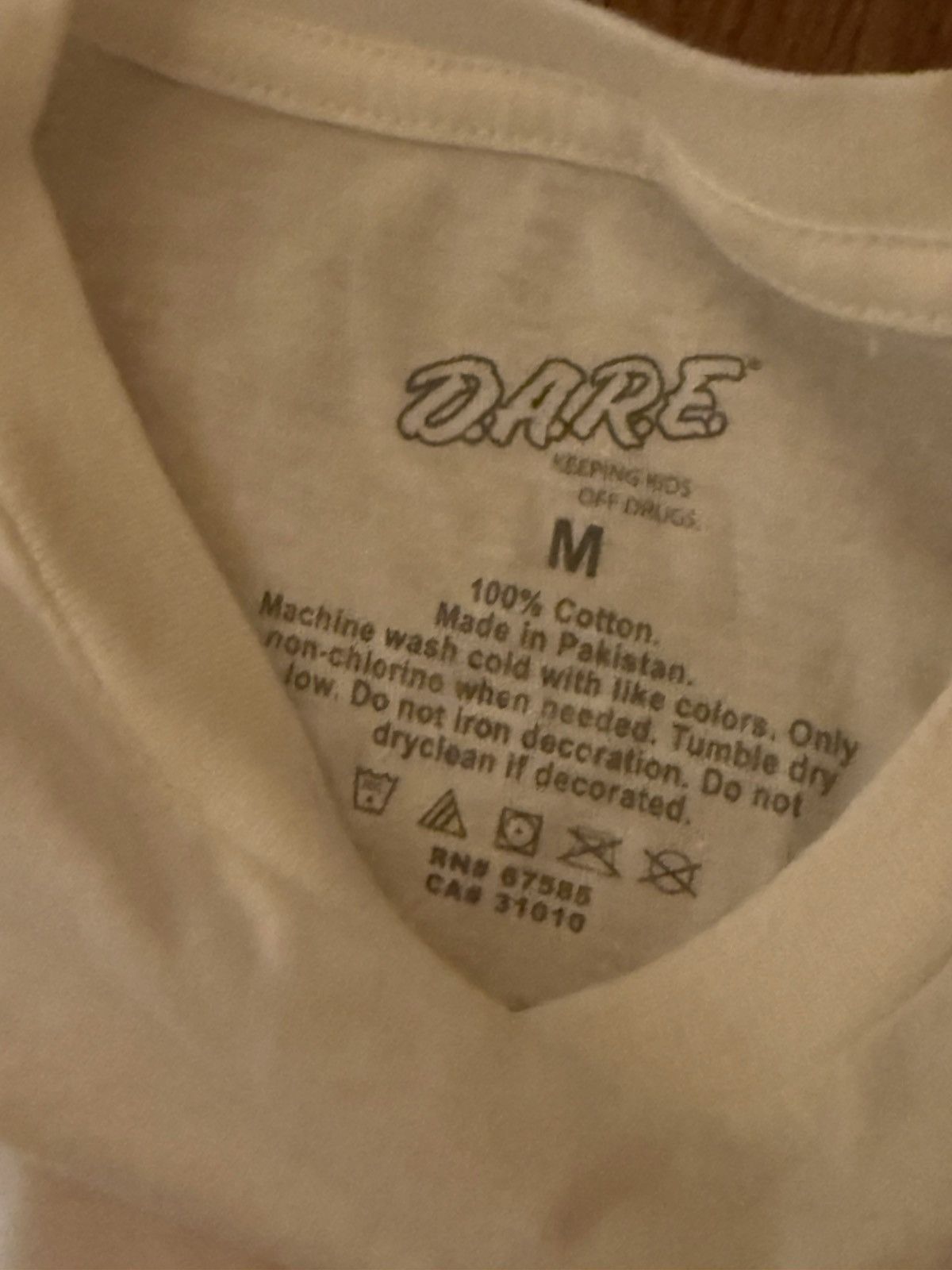 D.A.R.E × Vintage Authentic D.A.R.E. Tropical T-Shirt - Keeping Kids Off Drugs Size US M / EU 48-50 / 2 - 5 Thumbnail