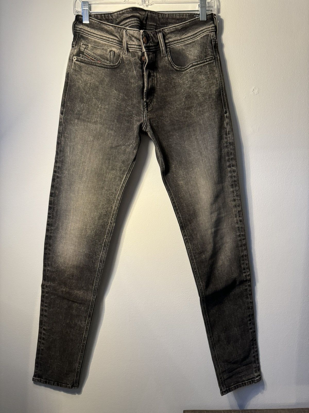 Diesel Sleenker Skinny Jeans Grey