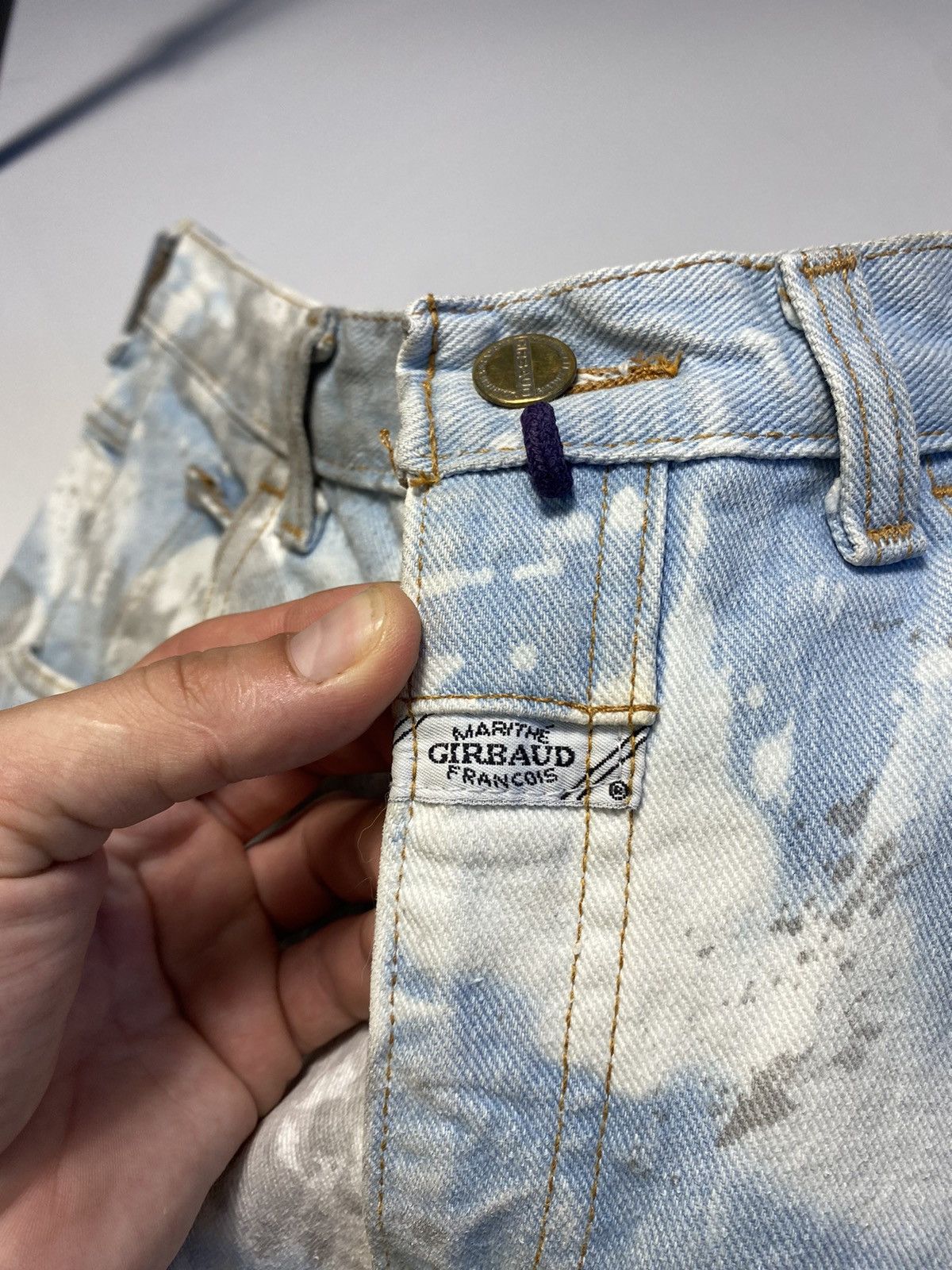 Marithe + Francois Girbaud Rare‼️Marithe Francois Girbaud Tie-dye Denim Pants Jeans Size US 32 / EU 48 - 14 Thumbnail