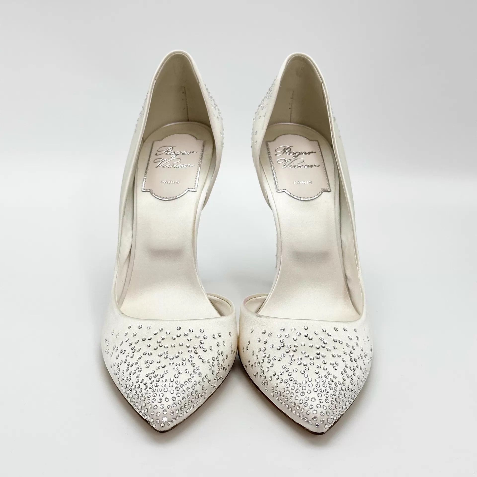 Roger Vivier Roger Vivier Paved Crystal High Heels 35.5 Size US 5 / IT 35 - 1 Thumbnail