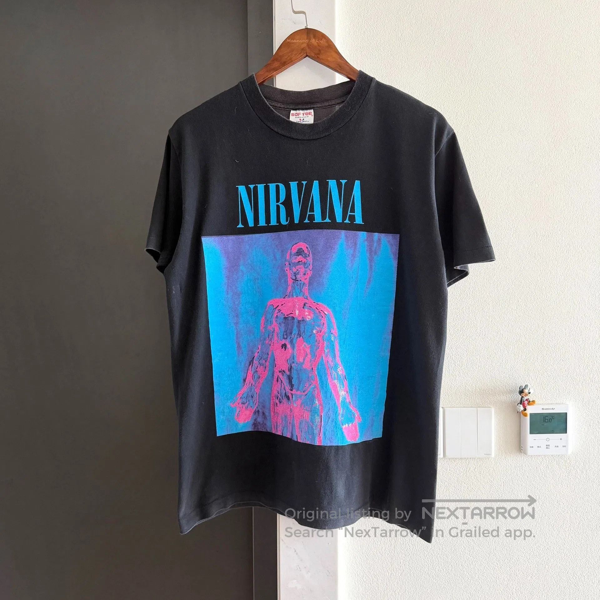 Vintage Vintage 1992 Nirvana Sliver T. Size US M / EU 48-50 / 2 - 1 Thumbnail