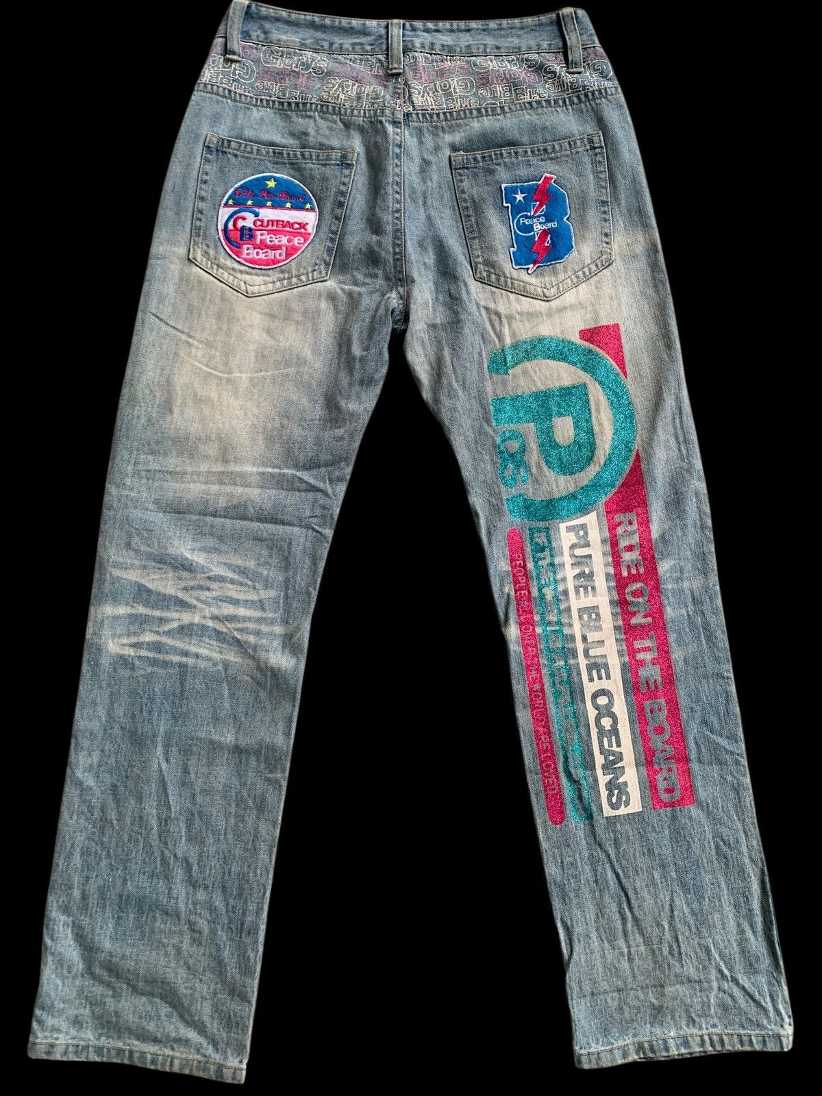 Hysteric Glamour Vintage Clone Devgru surf Sick Printed Denim Size US 34 / EU 50 - 9 Thumbnail