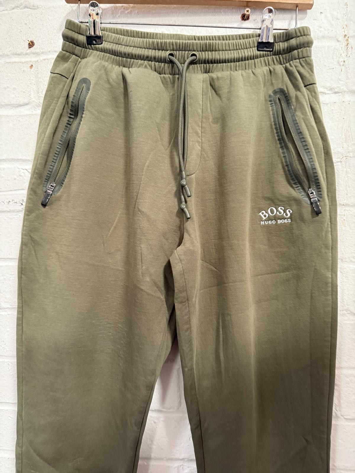 Hugo Boss Hugo Boss Men's Casual Jogger Pants in Olive Green Size US 32 / EU 48 - 3 Thumbnail
