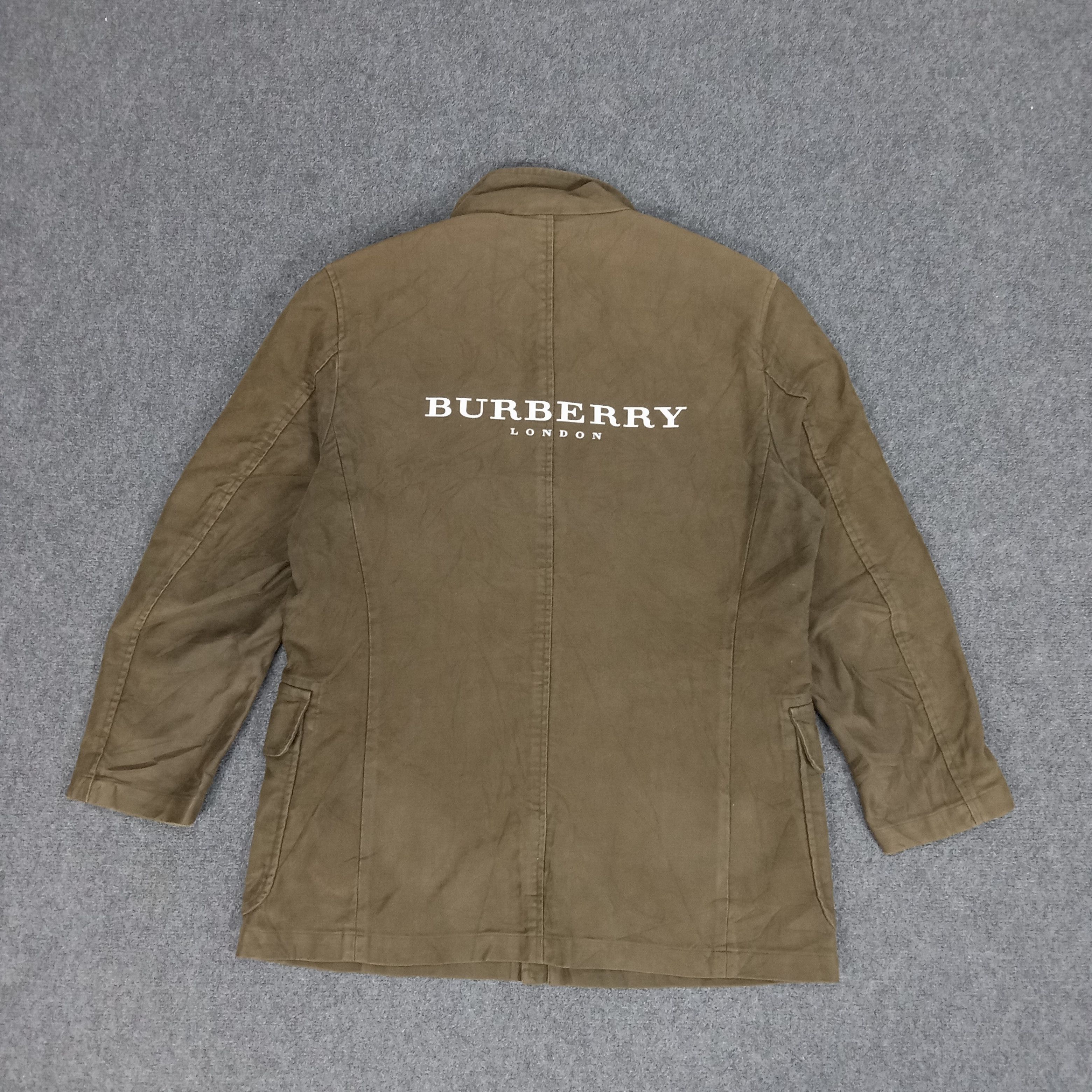 Burberry × Vintage Burberry London Luxury Brand Work Jacket Size US M / EU 48-50 / 2 - 1 Thumbnail