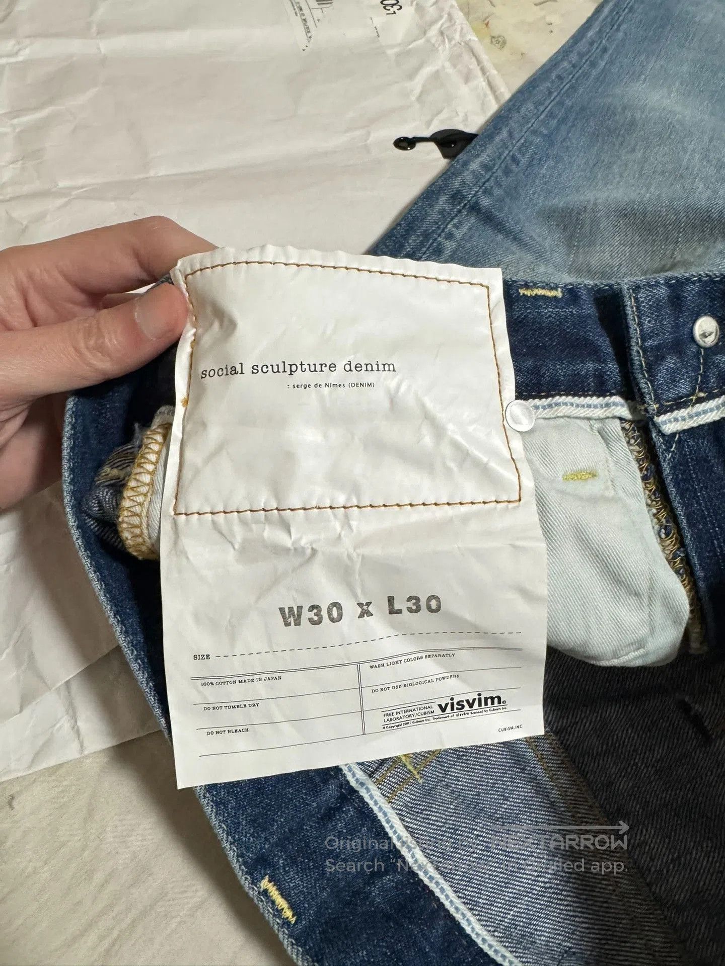 Visvim visvim 17ss Social Sculpture 03D10 Selvedge Jeans. Size US 30 / EU 46 - 4 Thumbnail