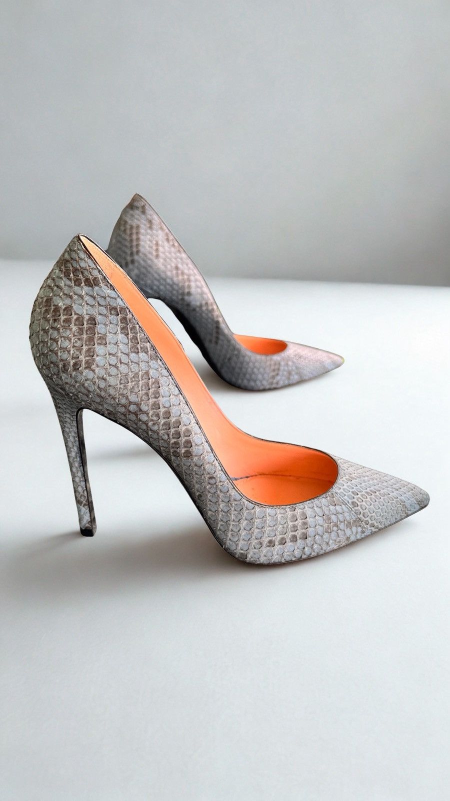 Barbara Bui Barbara Bui Archival Italian Python Heels EU38 / UK5 Size US 8 / IT 38 - 2 Thumbnail