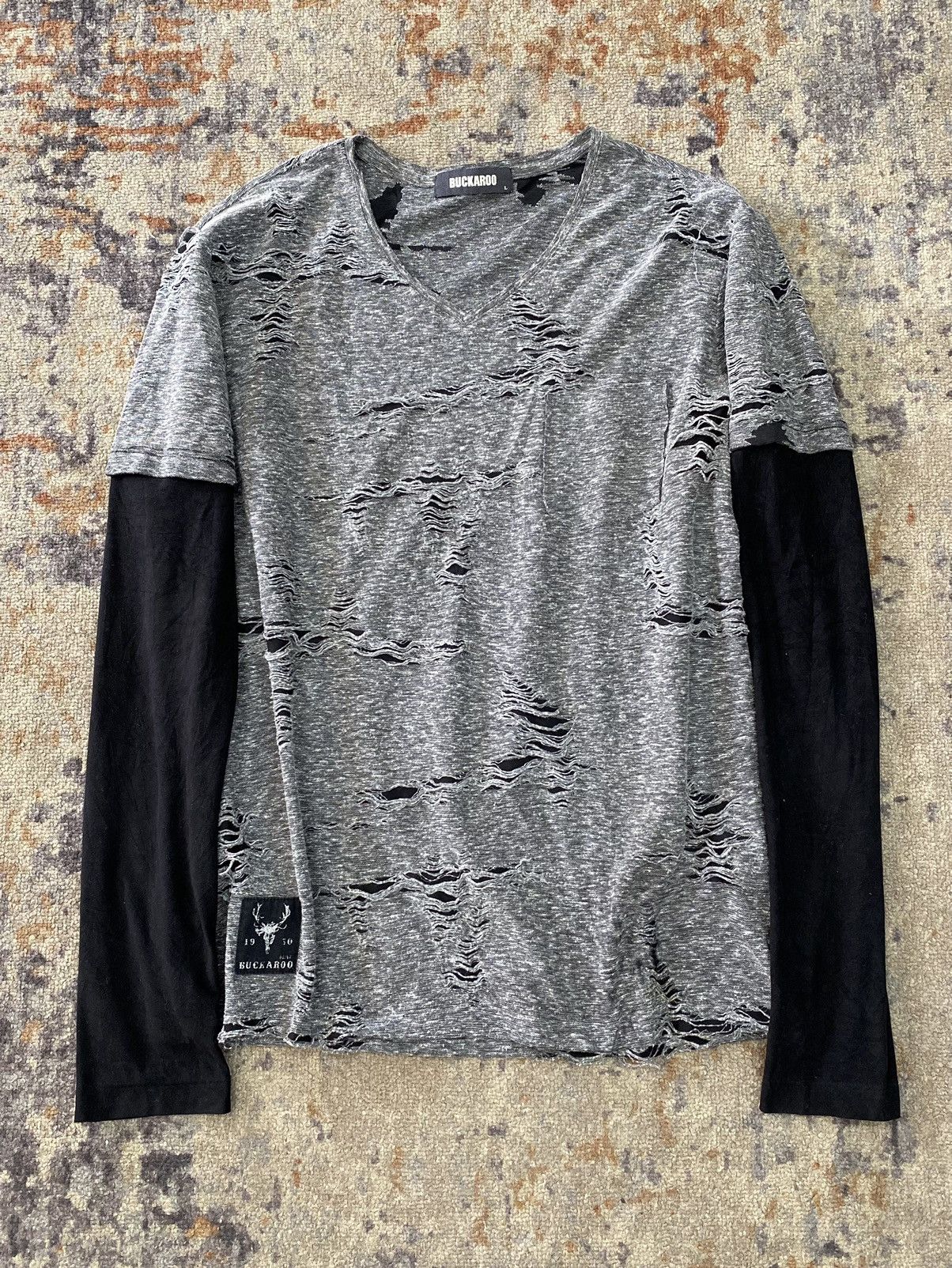 If Six Was Nine undefined distressed longsleeve double layer buckaroo japan Size US M / EU 48-50 / 2 - 1 Thumbnail
