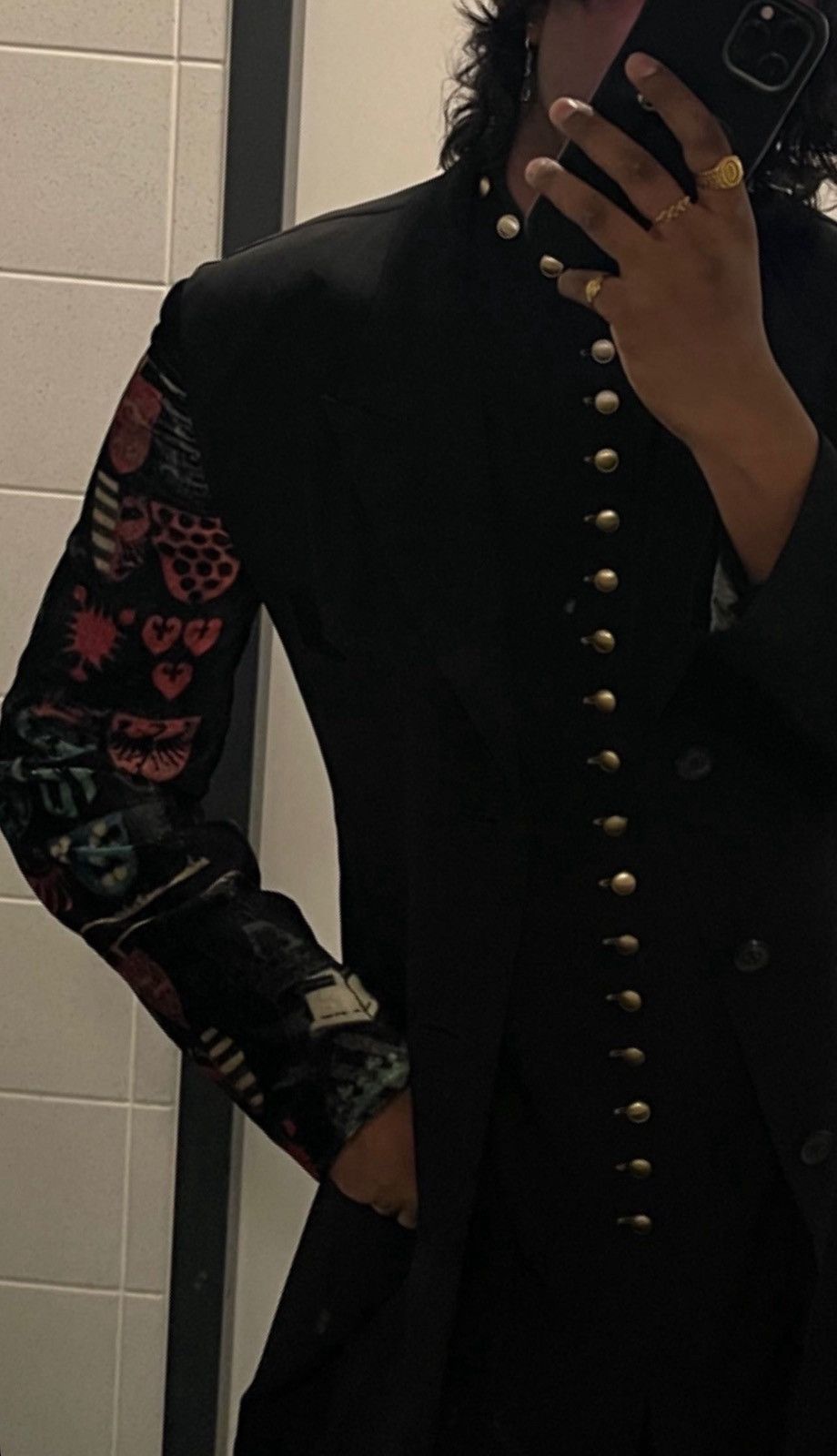 Yohji Yamamoto Yohji Yamamoto Pour Homme 20ss Velvet sleeve Size US M / EU 48-50 / 2 - 10 Thumbnail