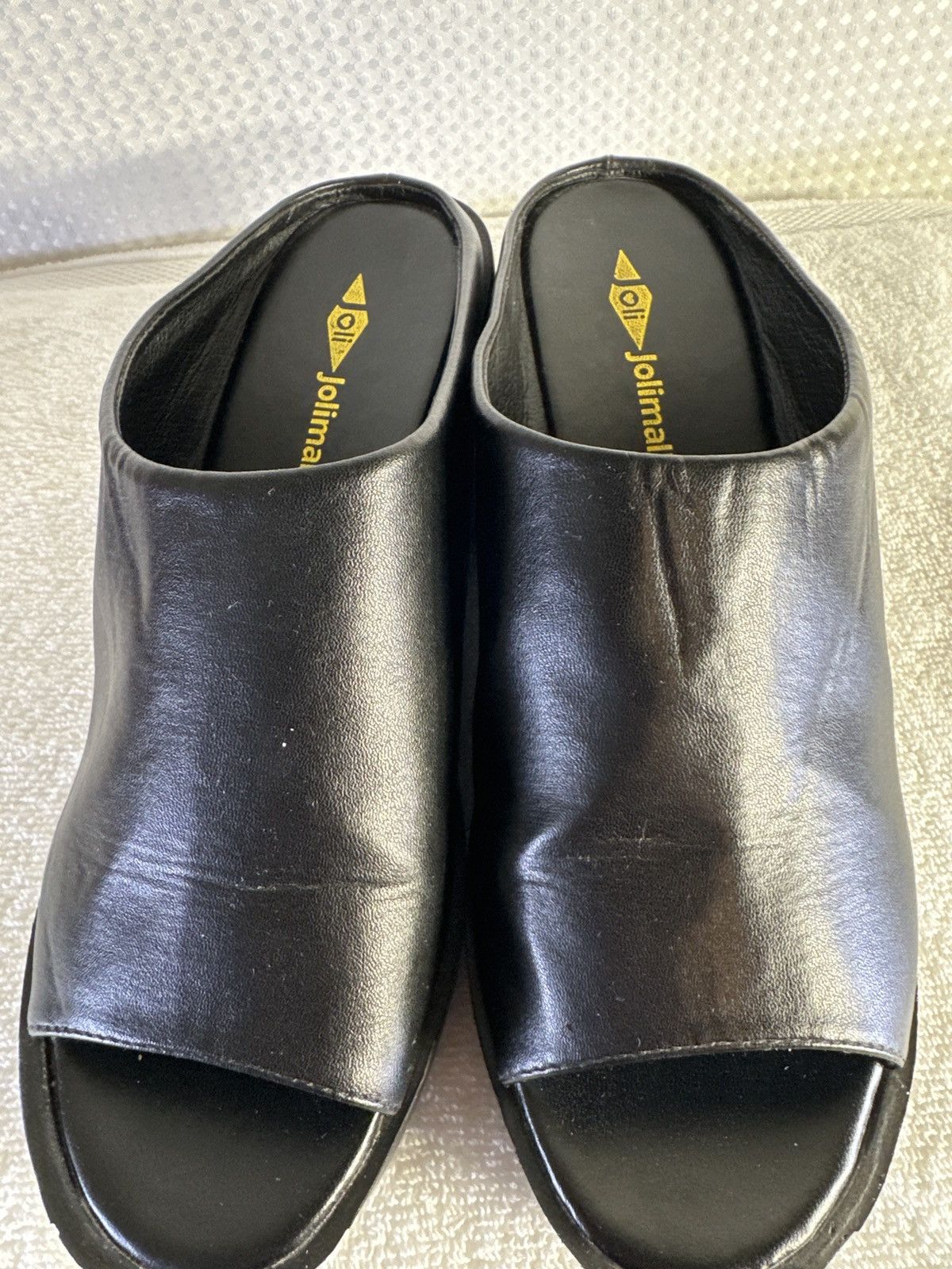 Other Joli Genuine Leather Platform Wedge High Heel Sandals Size US 8 / IT 38 - 5 Thumbnail