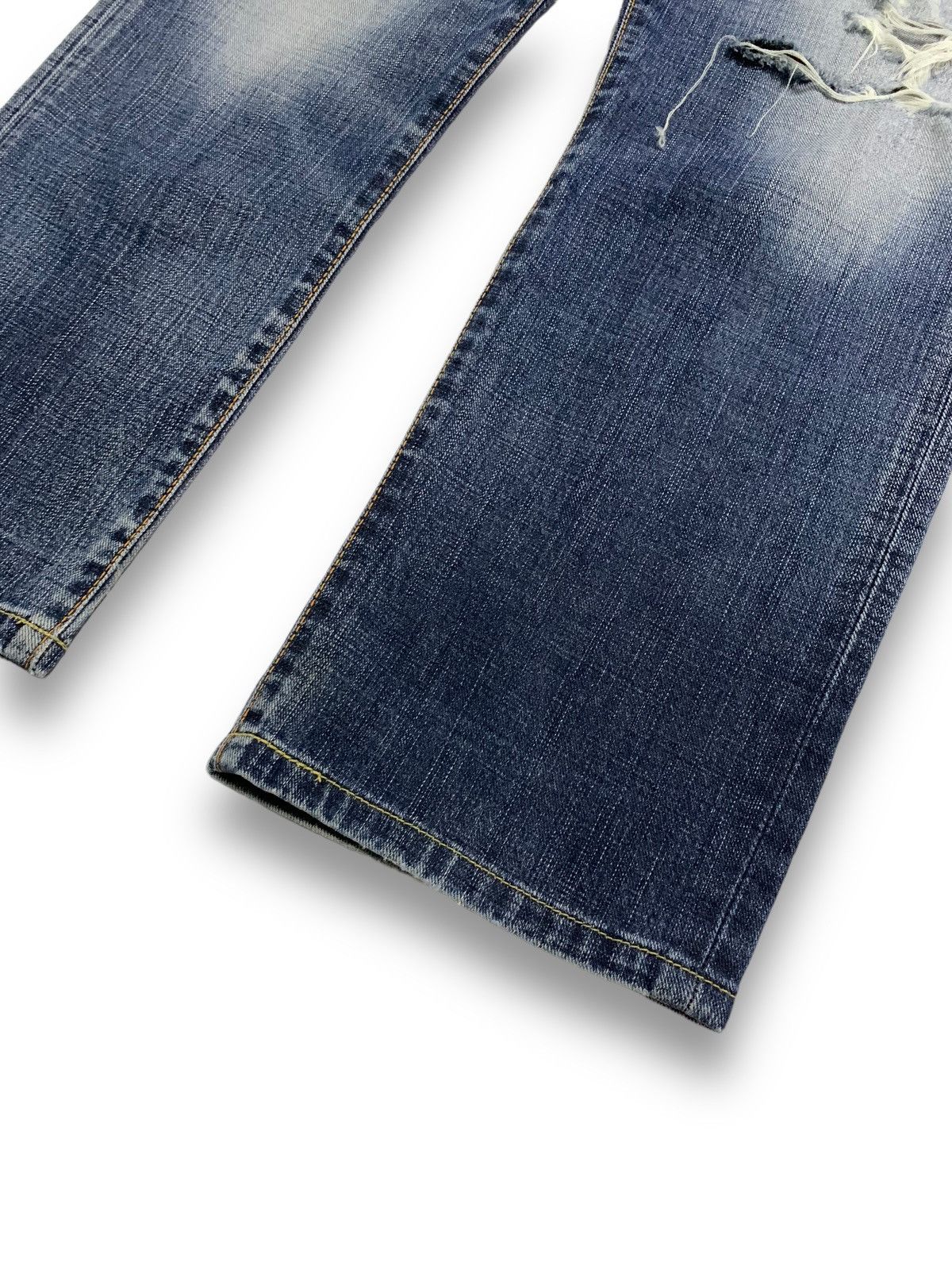 Edwin Vintage Edwin Blue Trip Relaxed Fit Distressed Grunge Jeans Size US 34 / EU 50 - 10 Thumbnail