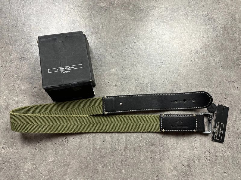 Stone Island Stone Island belt mens green black Size ONE SIZE - 9 Thumbnail