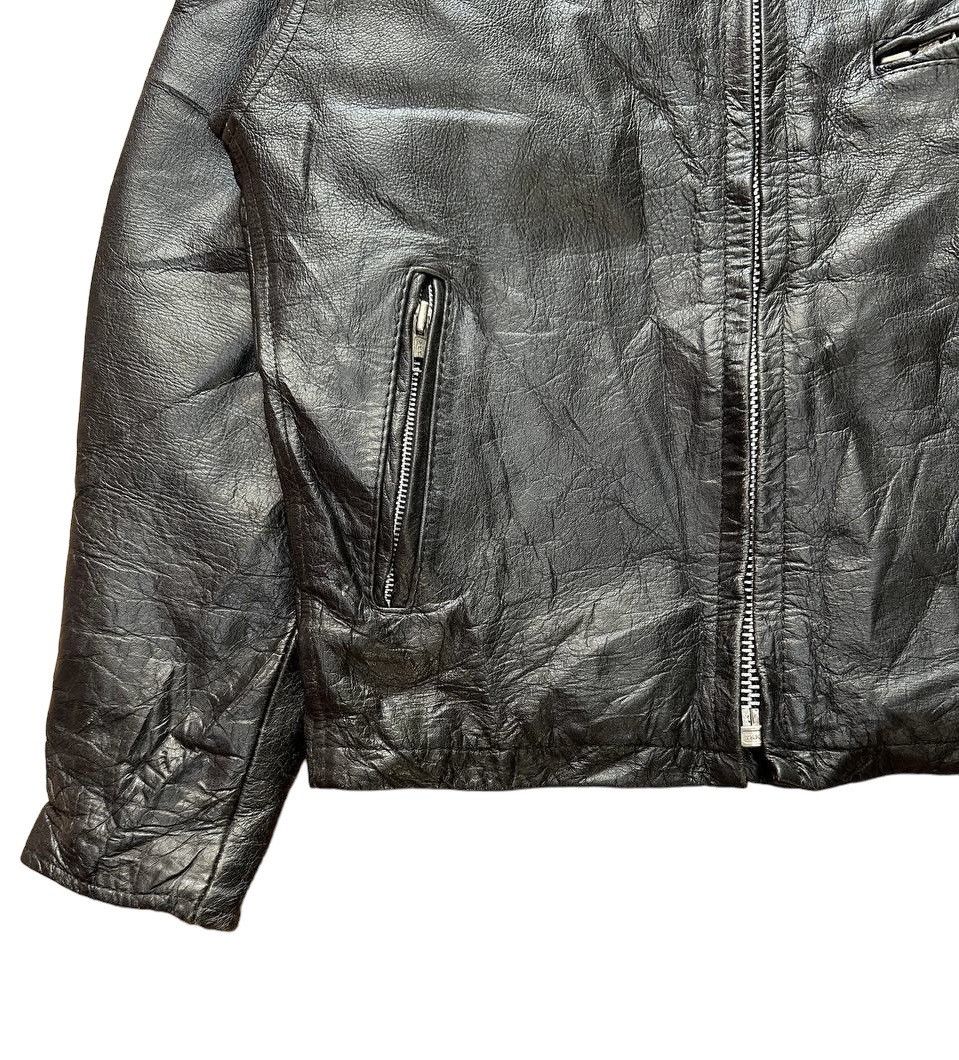 Genuine Leather Vtg EEZAN Genuine Leather Cafe Racer Jacket Size US S / EU 44-46 / 1 - 5 Thumbnail