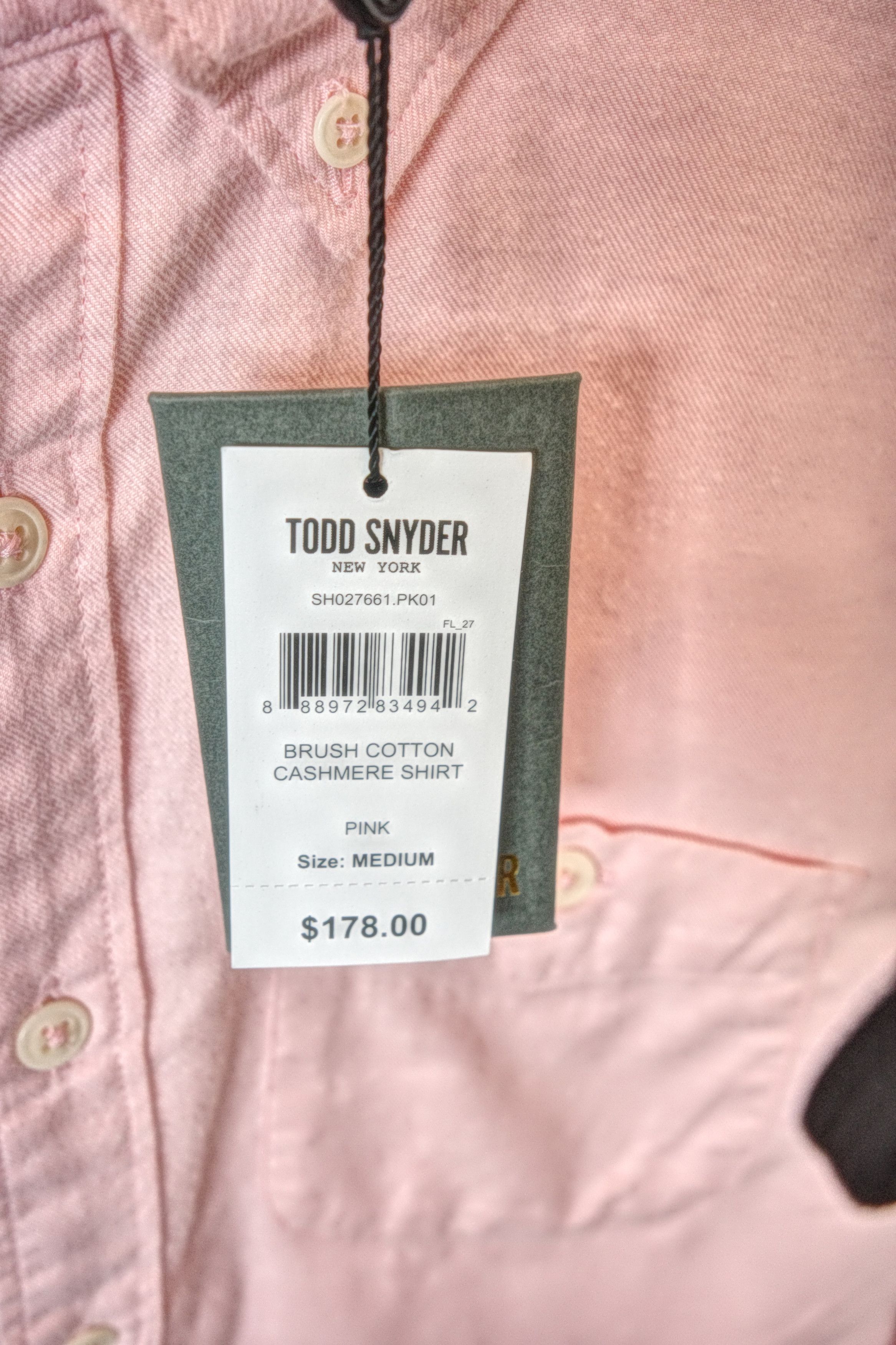 Todd Snyder Todd Snyder Brush Cotton Cashmere Shirt Size US M / EU 48-50 / 2 - 3 Thumbnail