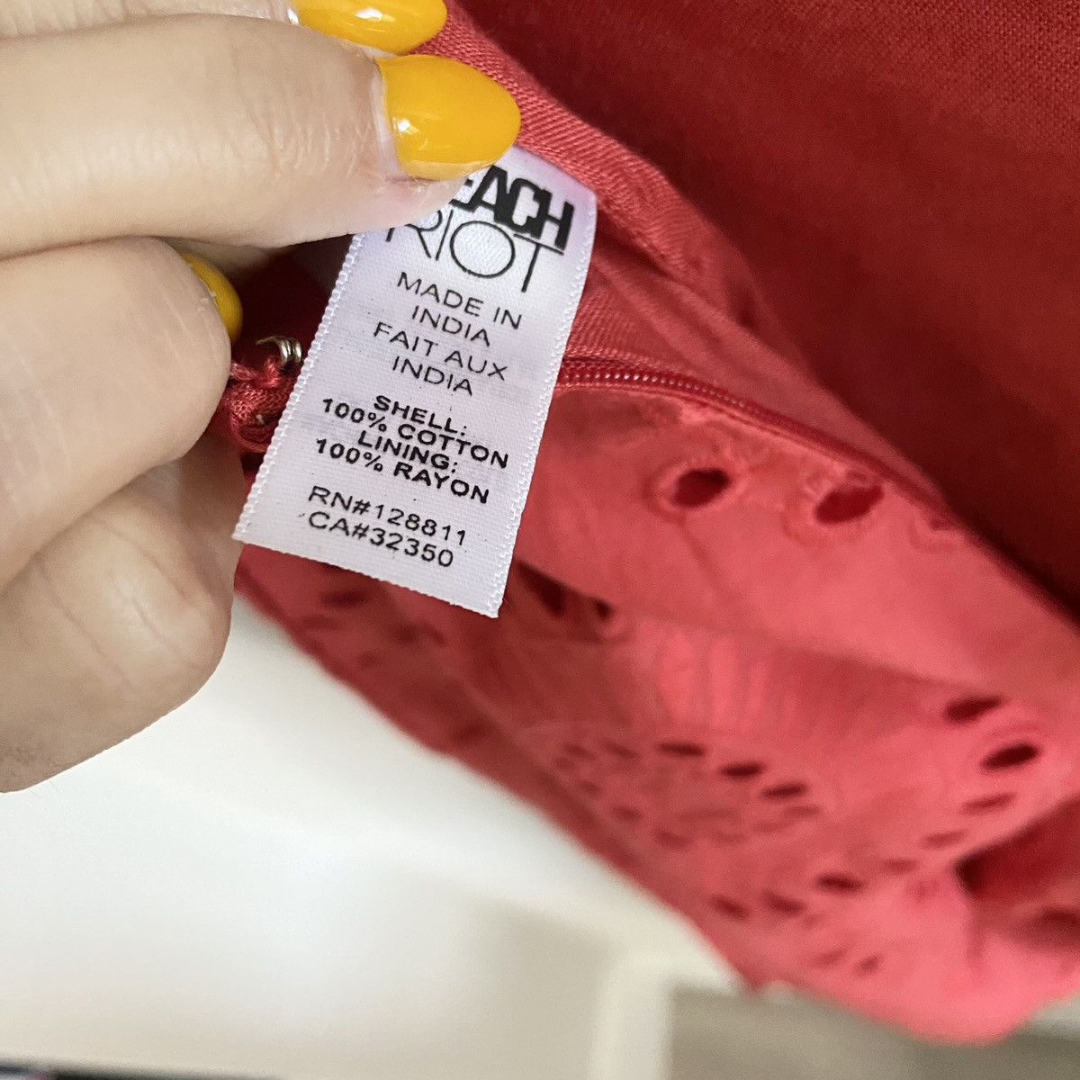 Beach Riot NWT Set- Beach Riot x Revolve Eyelet Crop Top and Pants | XS Size XS / US 0-2 / IT 36-38 - 11 Thumbnail
