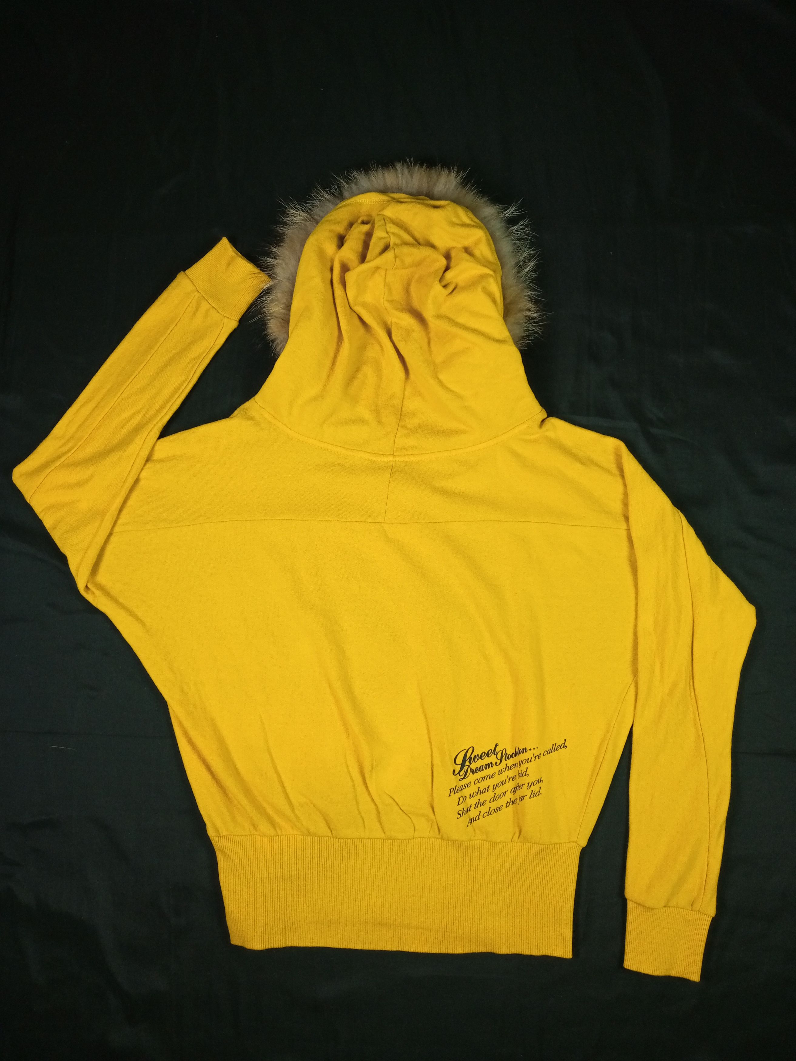 Issey Miyake × Japanese Brand × Le Grande Bleu (L.G.B.) "CUT TAG" Stockton Japanese Brand Batwing Fur Hoodie Size S / US 4 / IT 40 - 14 Thumbnail