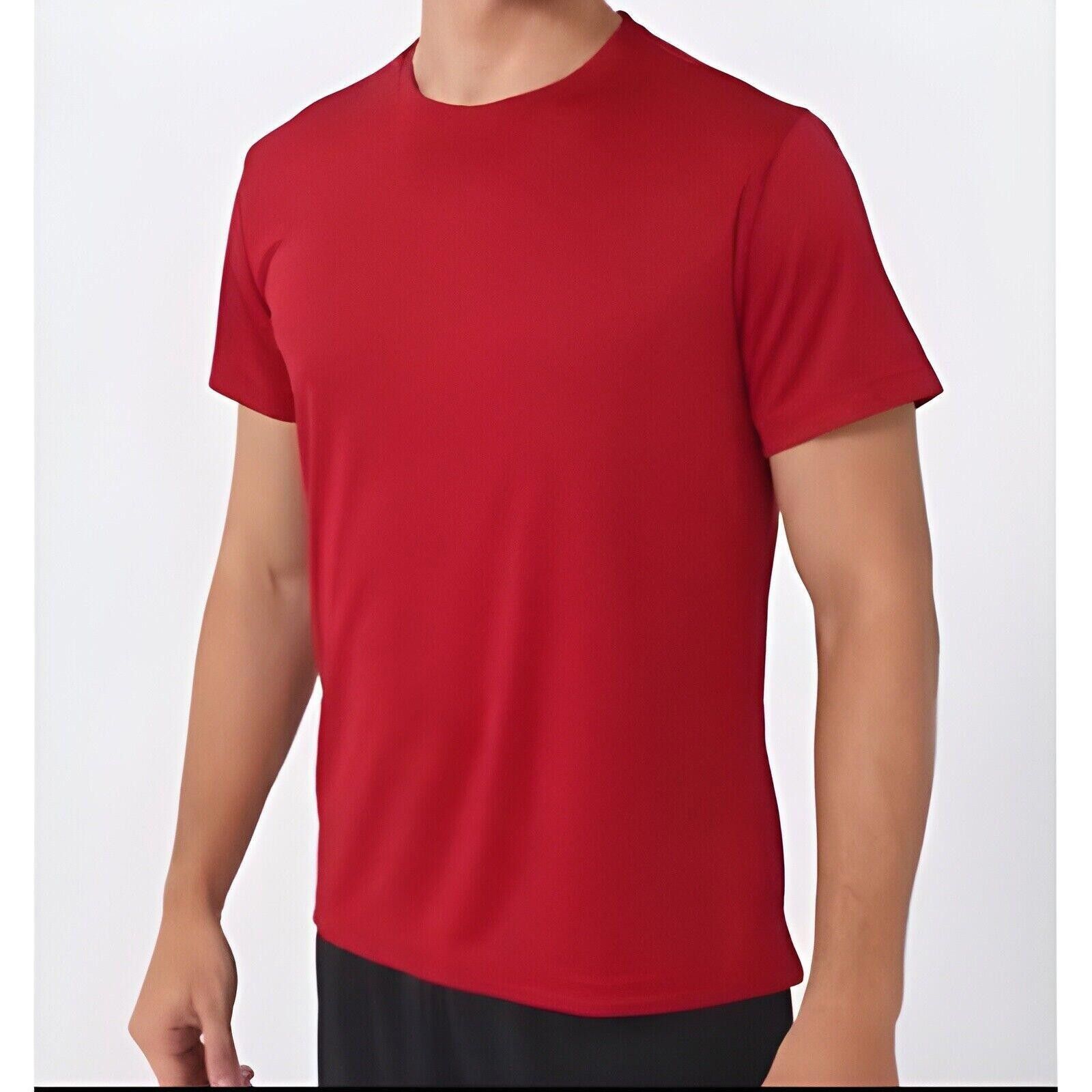 The Unbranded Brand Men's New Red 100% Cotton 2XL T-shirt Size US XXL / EU 58 / 5 - 4 Thumbnail