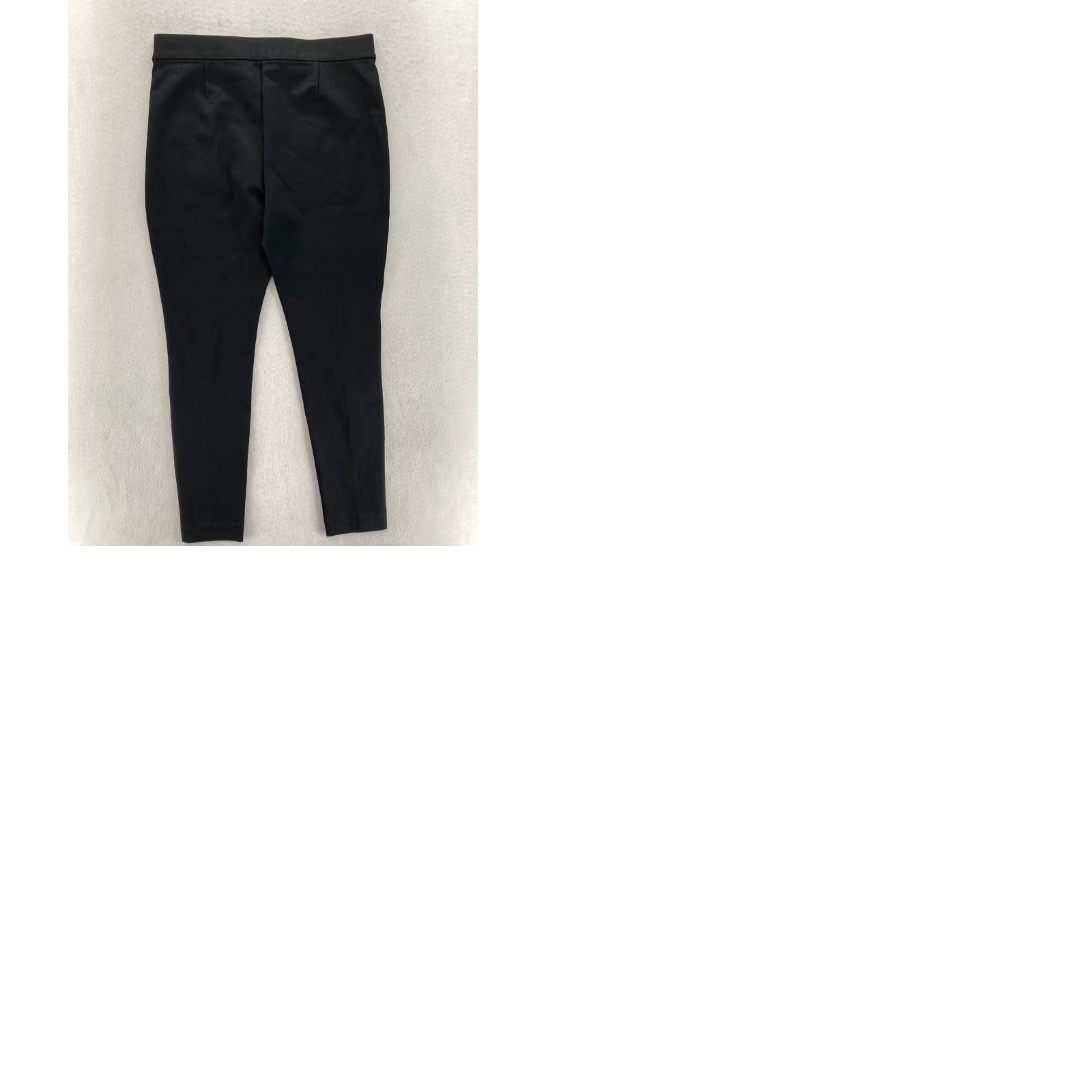 Loft LOFT Ponte Skinny Ankle Pants Women's 12 Black Stretch Nylon Blend Casual Preppy Size 24" / US 00 / IT 34 - 9 Thumbnail