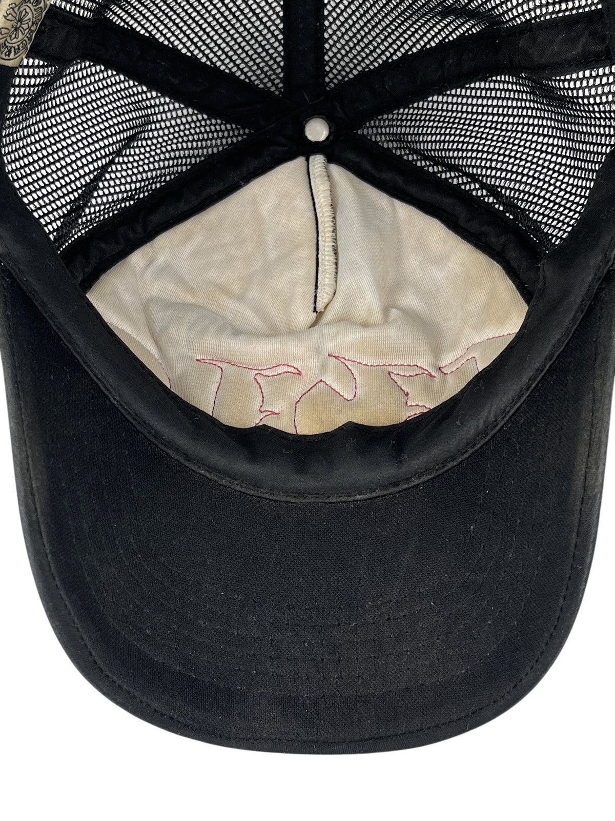 Chrome Hearts Chrome Hearts CH LA Los Angeles Leather Patch Trucker Hat Size ONE SIZE - 6 Thumbnail