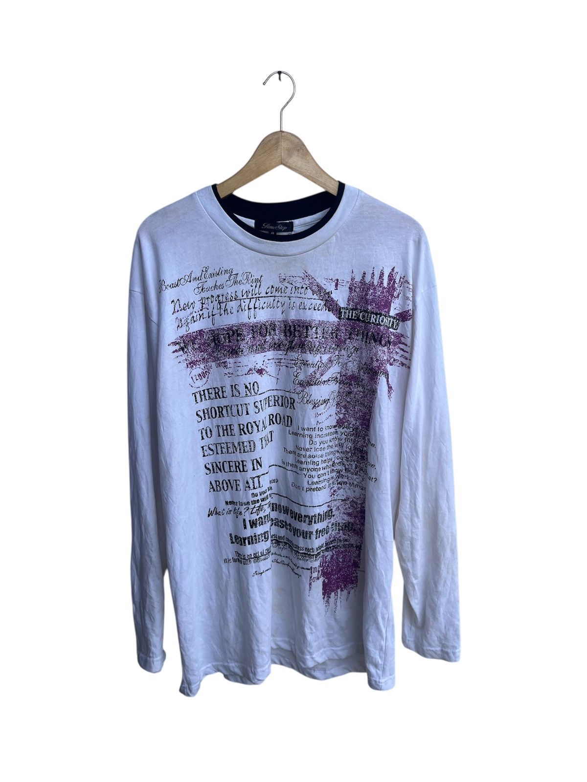 20471120 TimeStep Poem British Gohtic Longslevee Y2K Japan Punk Lgb Size US L / EU 52-54 / 3 - 1 Thumbnail