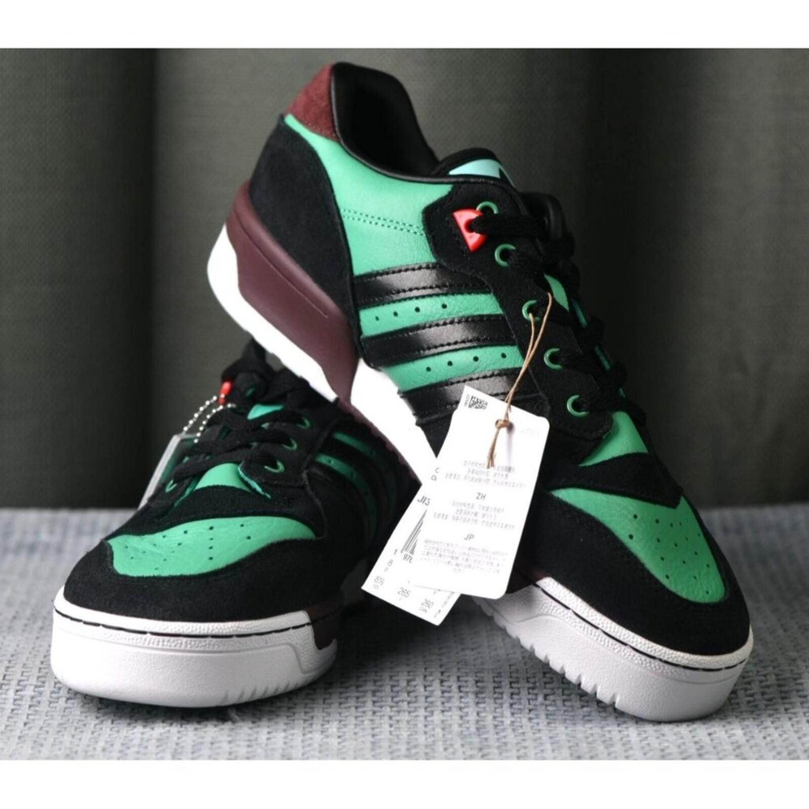 Adidas Demon Slayer x adidas Rivalry Low “Tanjiro” | JI3312 Size US 8.5 / EU 41-42 - 5 Thumbnail