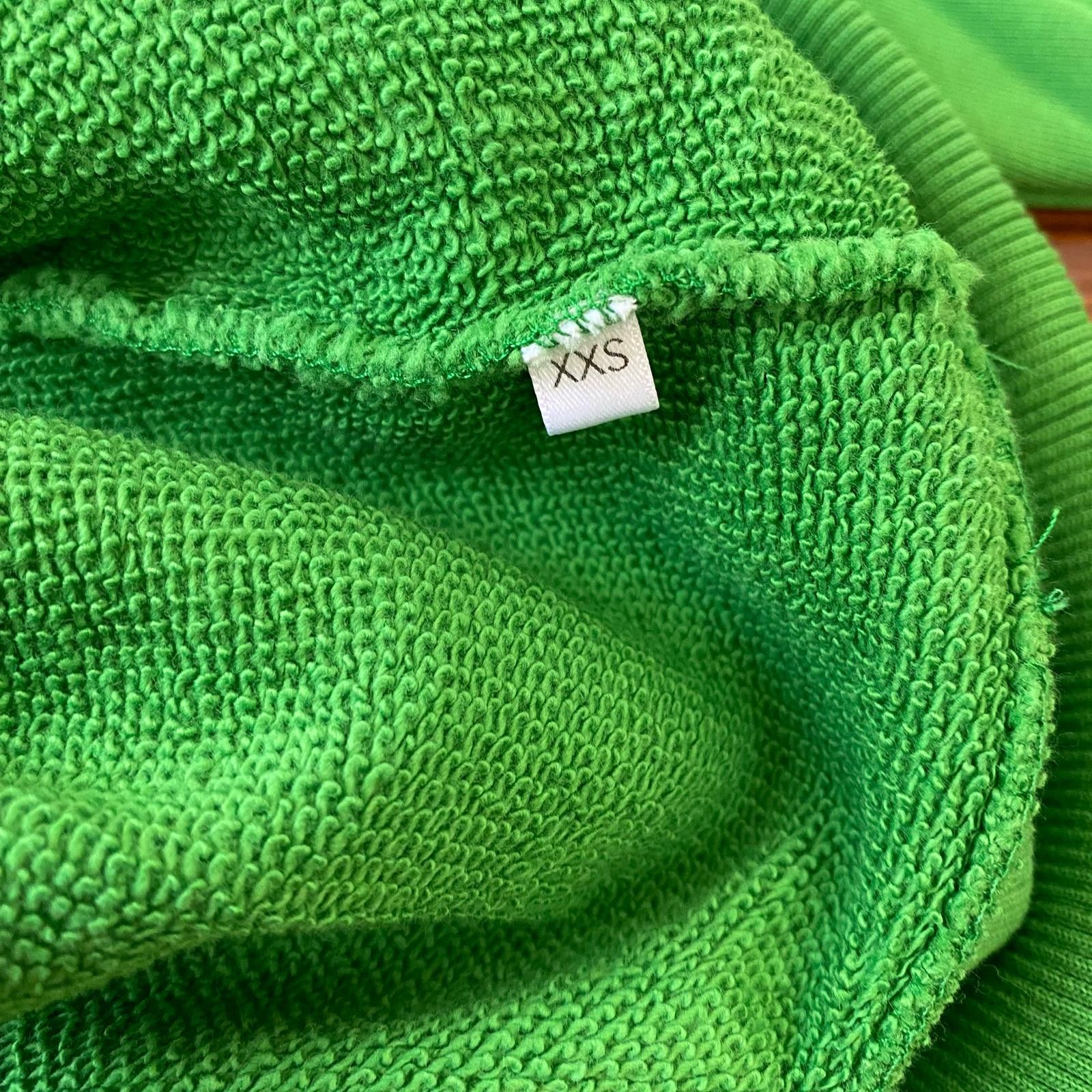 Givenchy x Chito Green Heart Print Flocked Logo Oversized Sweatshirt Size US XXS / EU 40 - 6 Thumbnail