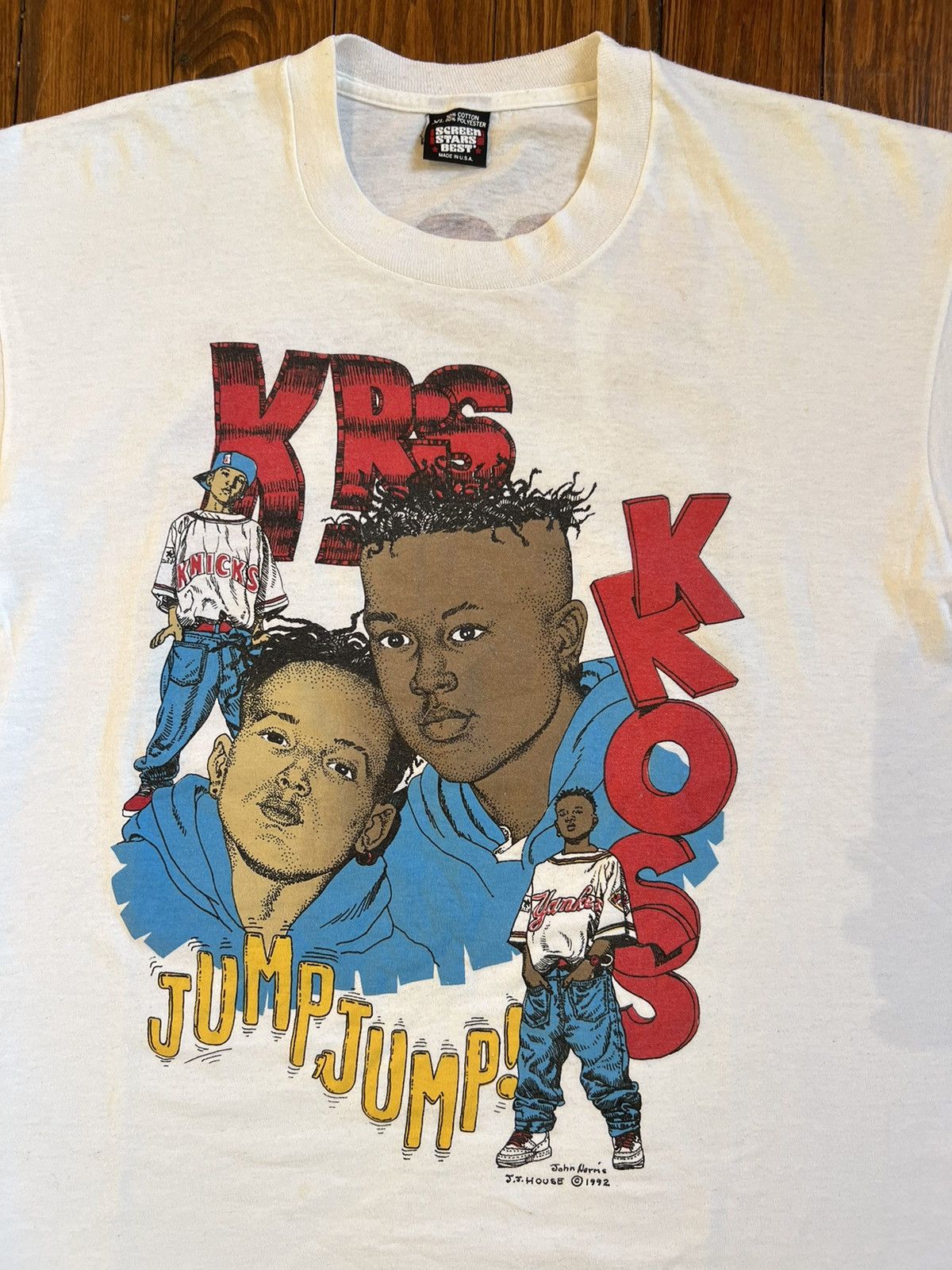 Rap Tees × Vintage Vintage Kris Kross Jump Jump 90s Rap Tee Knicks 