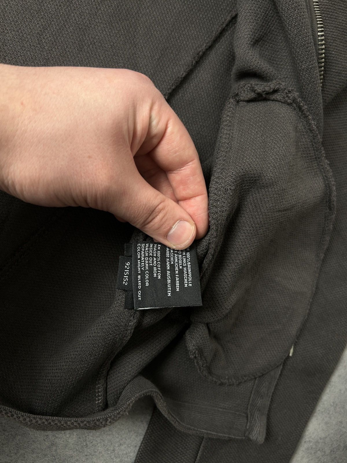 tigha tigha asymmetrical cotton jacket mens rick owens style Size US XXL / EU 58 / 5 - 6 Thumbnail