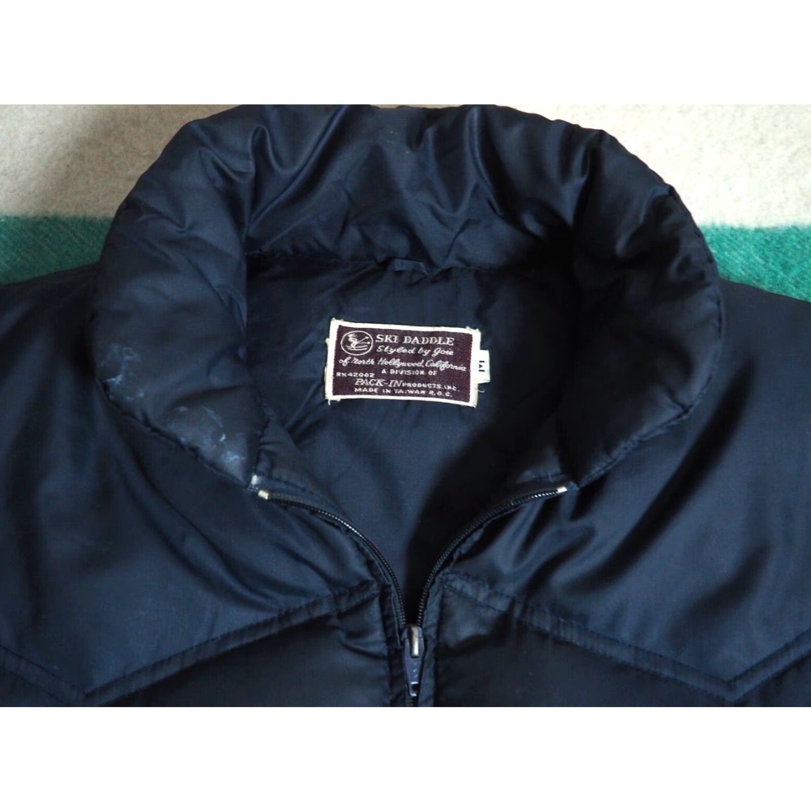 Vintage VINTAGE 70s Ski Daddle Navy Blue Puffer Jacket Coat Down Mens M Size US M / EU 48-50 / 2 - 2 Thumbnail