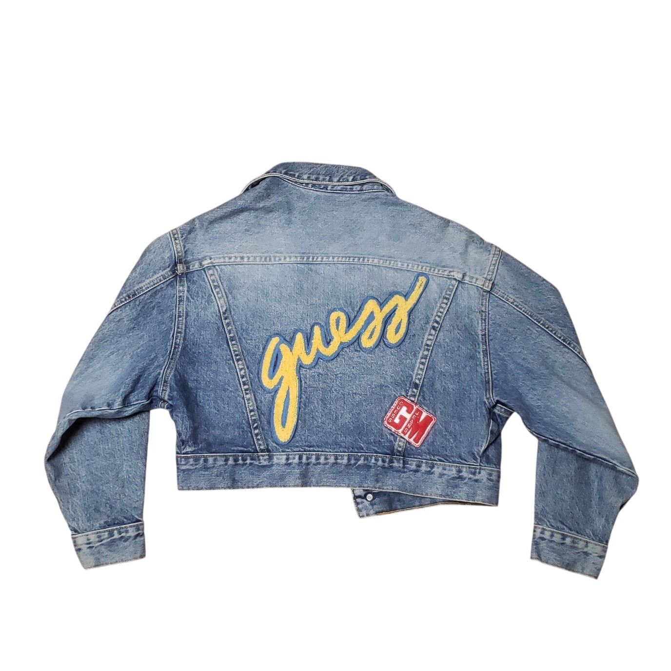 Rare 80s Guess by George Marciano Cropped Denim Jacket