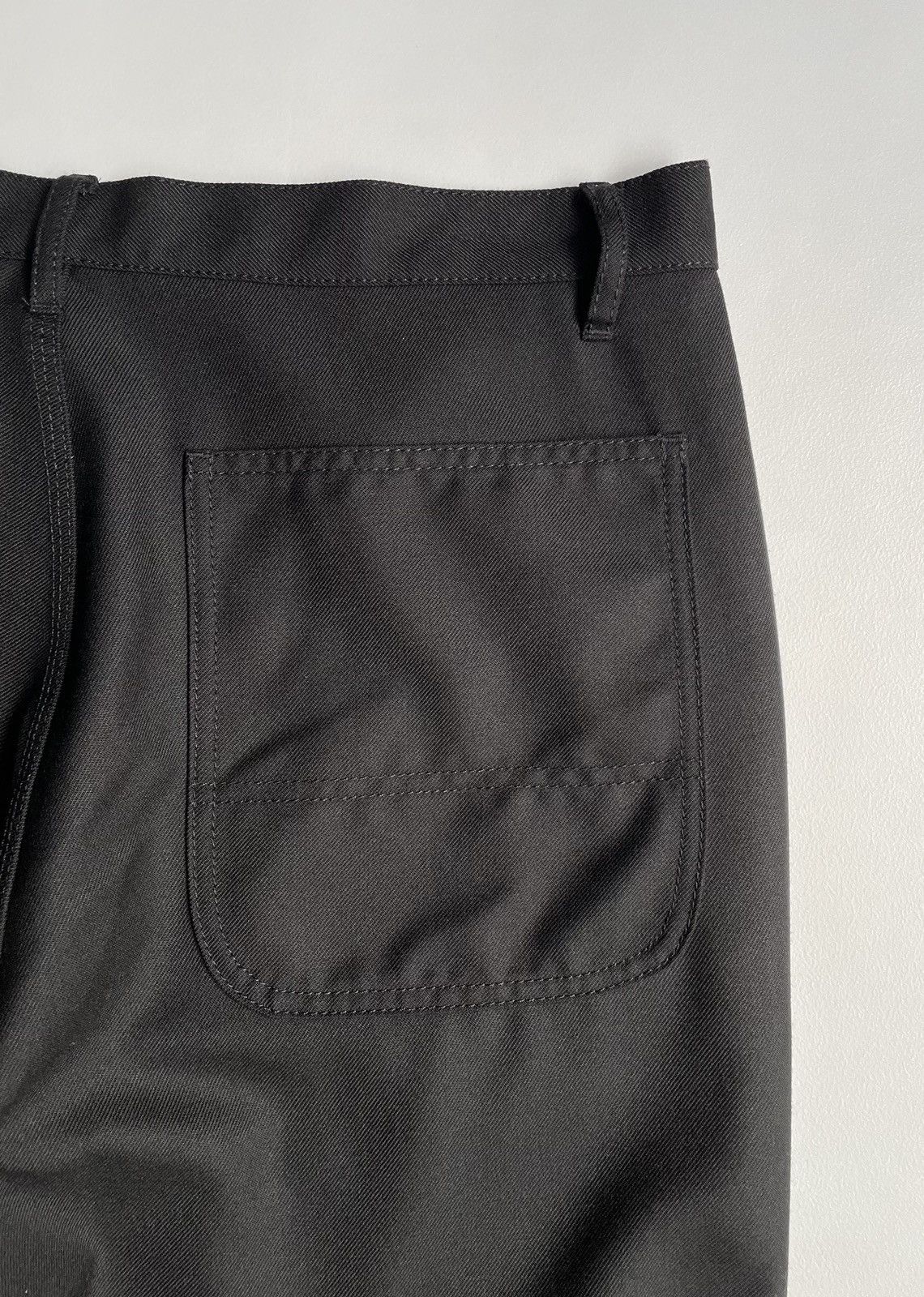 Comme des Garcons Black Twill Wool Utility Trousers Size US 34 / EU 50 - 11 Thumbnail