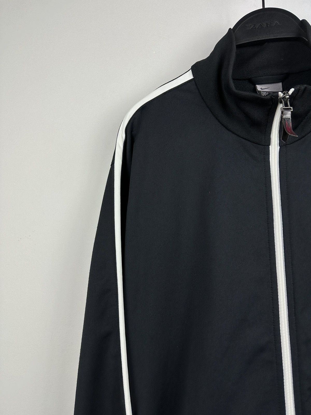 Nike × Vintage Vintage Y2K Nike Drill Big Logo Track Top Size US L / EU 52-54 / 3 - 2 Thumbnail
