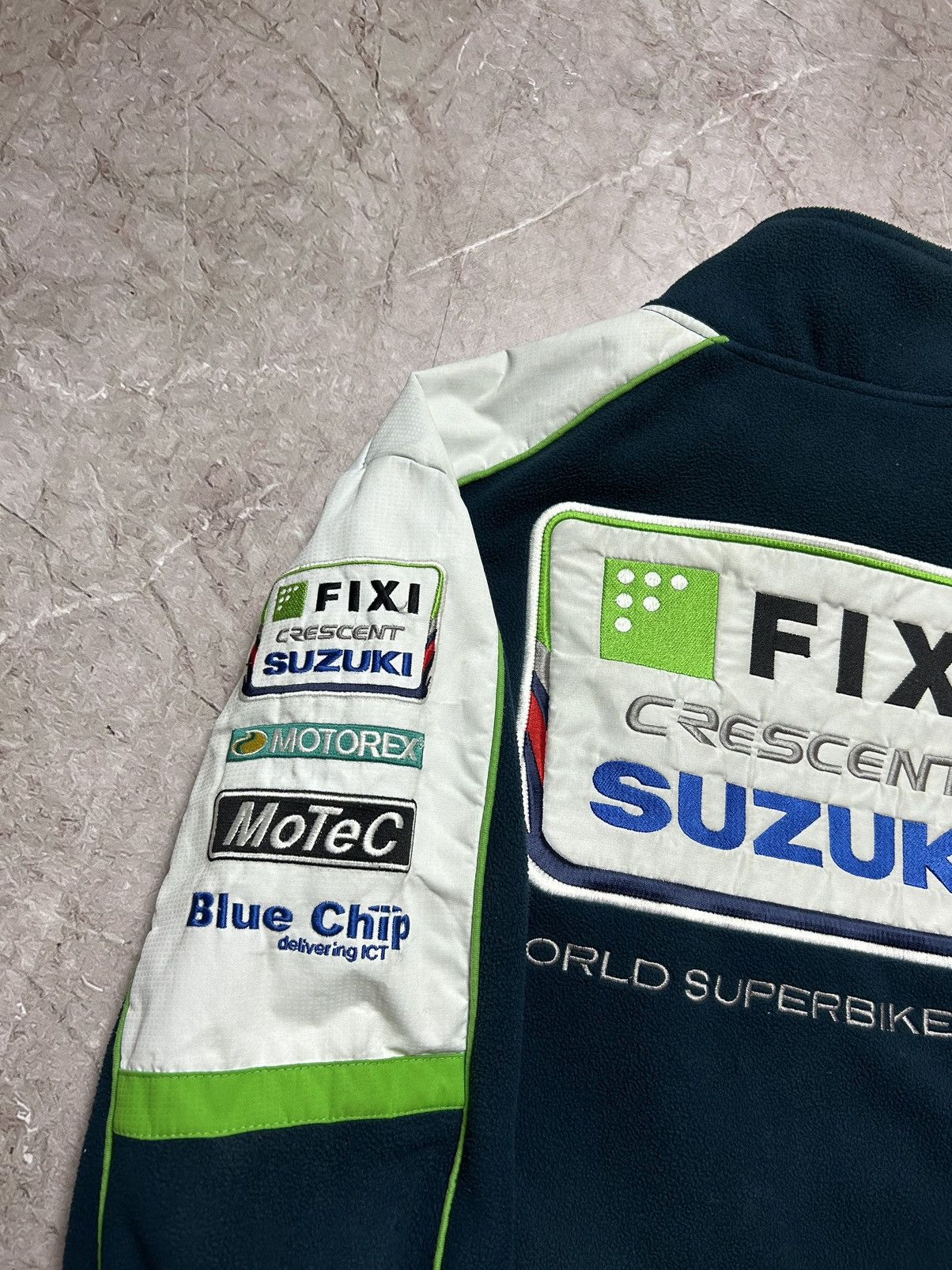 Vintage Vintage Racing Fleeced Jacket Suzuki Size US S / EU 44-46 / 1 - 4 Thumbnail