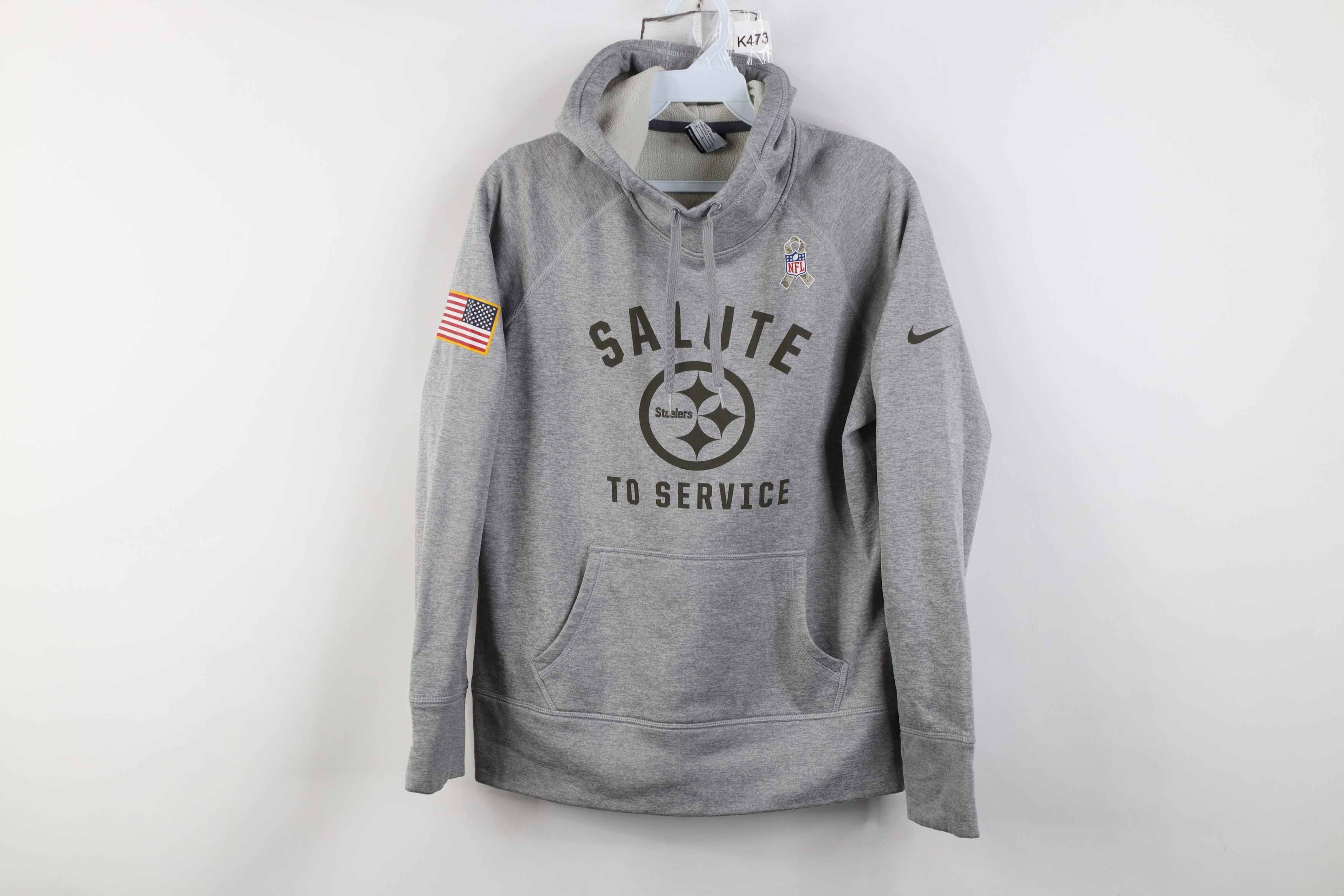 Nike Nike Salute To Service Pittsburgh Steelers Football Hoodie Size M / US 6-8 / IT 42-44 - 1 Thumbnail
