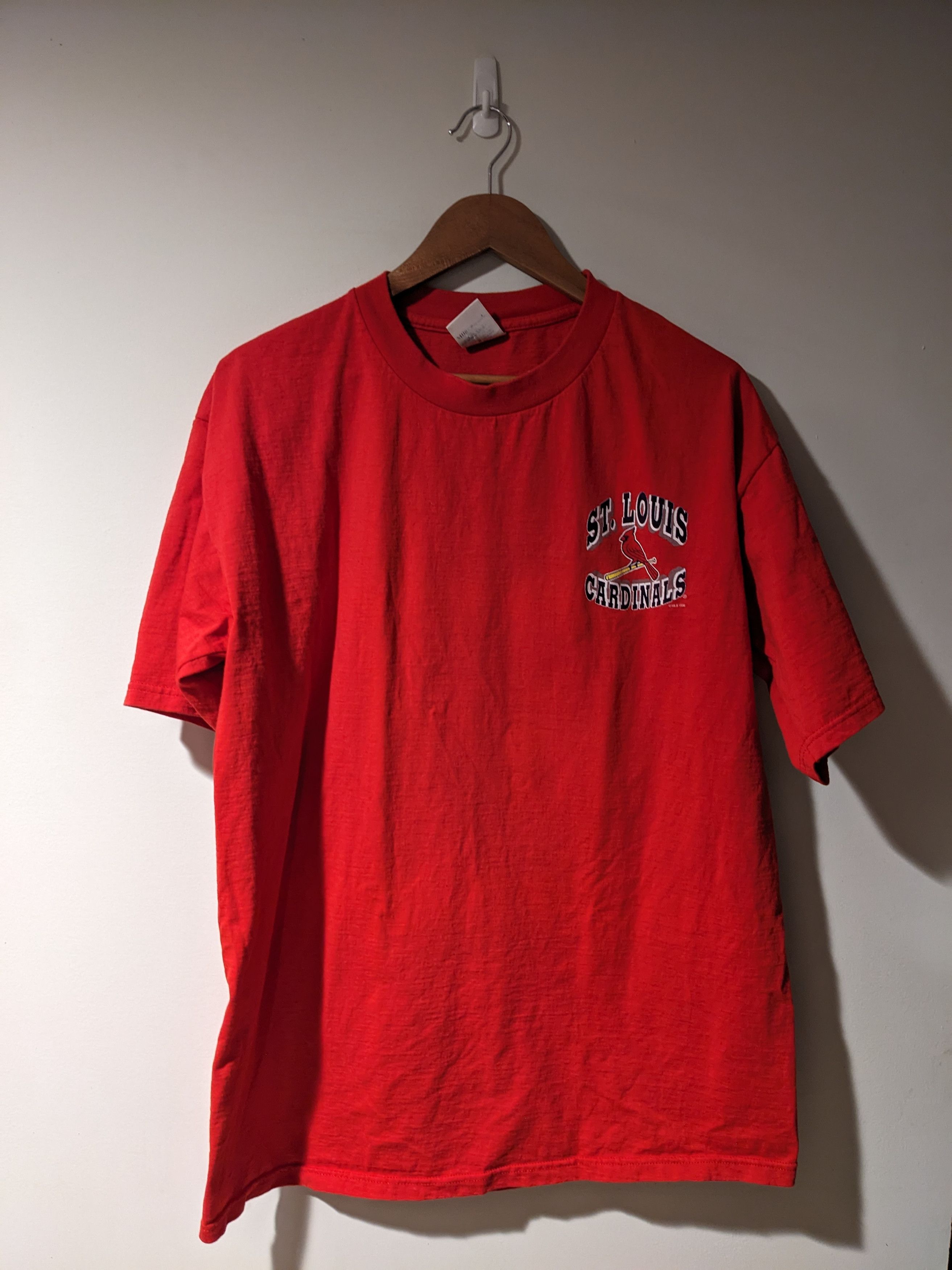 MLB × Vintage Vintage 1998 St. Louis Cardinals McGwire MLB T-Shirt Size US XL / EU 56 / 4 - 4 Thumbnail