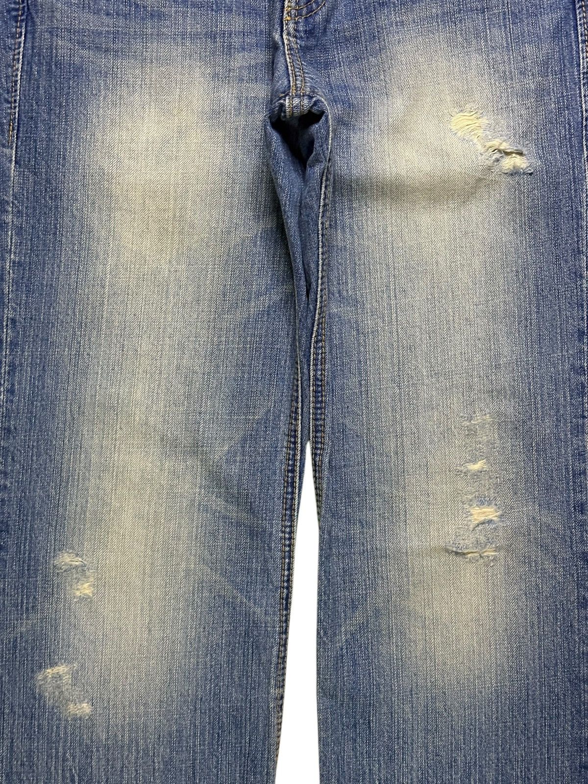 Japanese Brand Vintage Japanese Brand Rusty Mud Wash Distressed Jeans Size 31" - 5 Thumbnail
