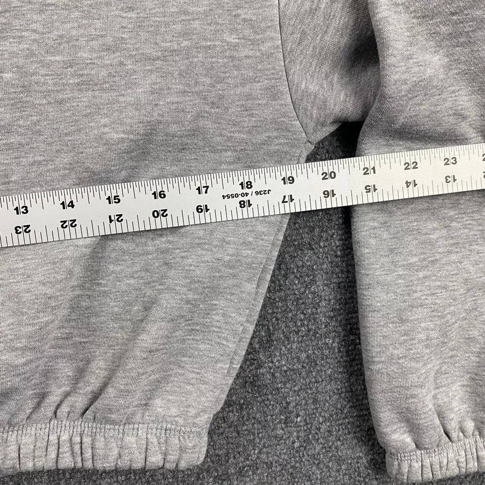 Zara Zara Hoodie Womens Medium Gray Crop Pullover Casual Adults Size M / US 6-8 / IT 42-44 - 6 Thumbnail