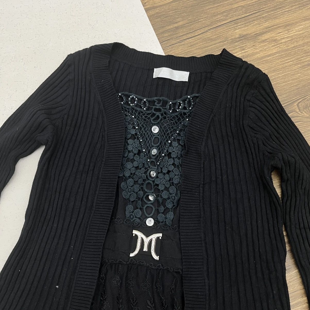 If Six Was Nine There Is Ugly LS Gothic Mesh Hem Transparent ifsixwas9 Style Size US M / EU 48-50 / 2 - 2 Thumbnail