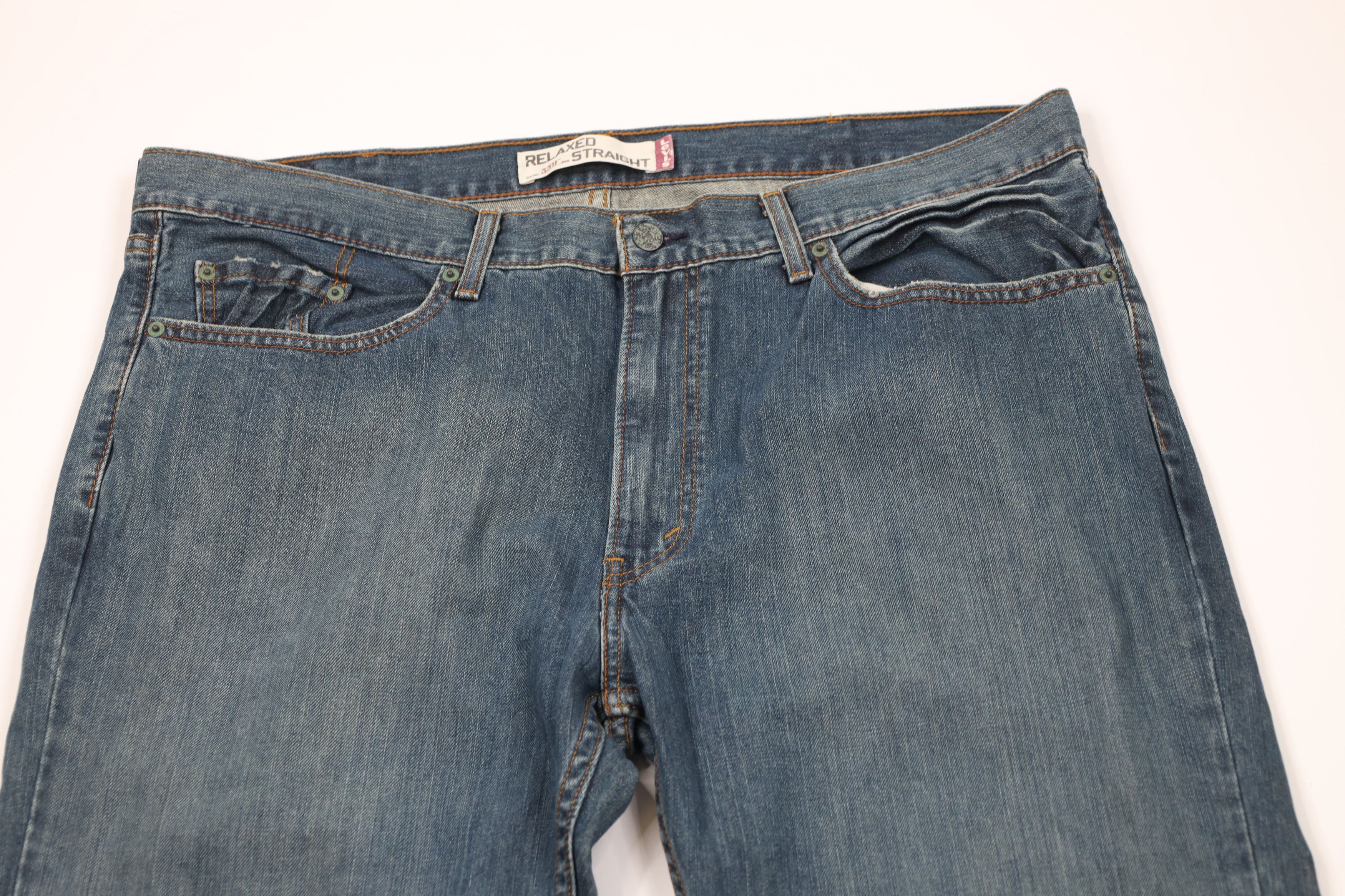 Levi's Vintage Y2K Levis 569 Relaxed Straight Wide Leg Denim Jeans Size US 40 / EU 56 - 2 Thumbnail