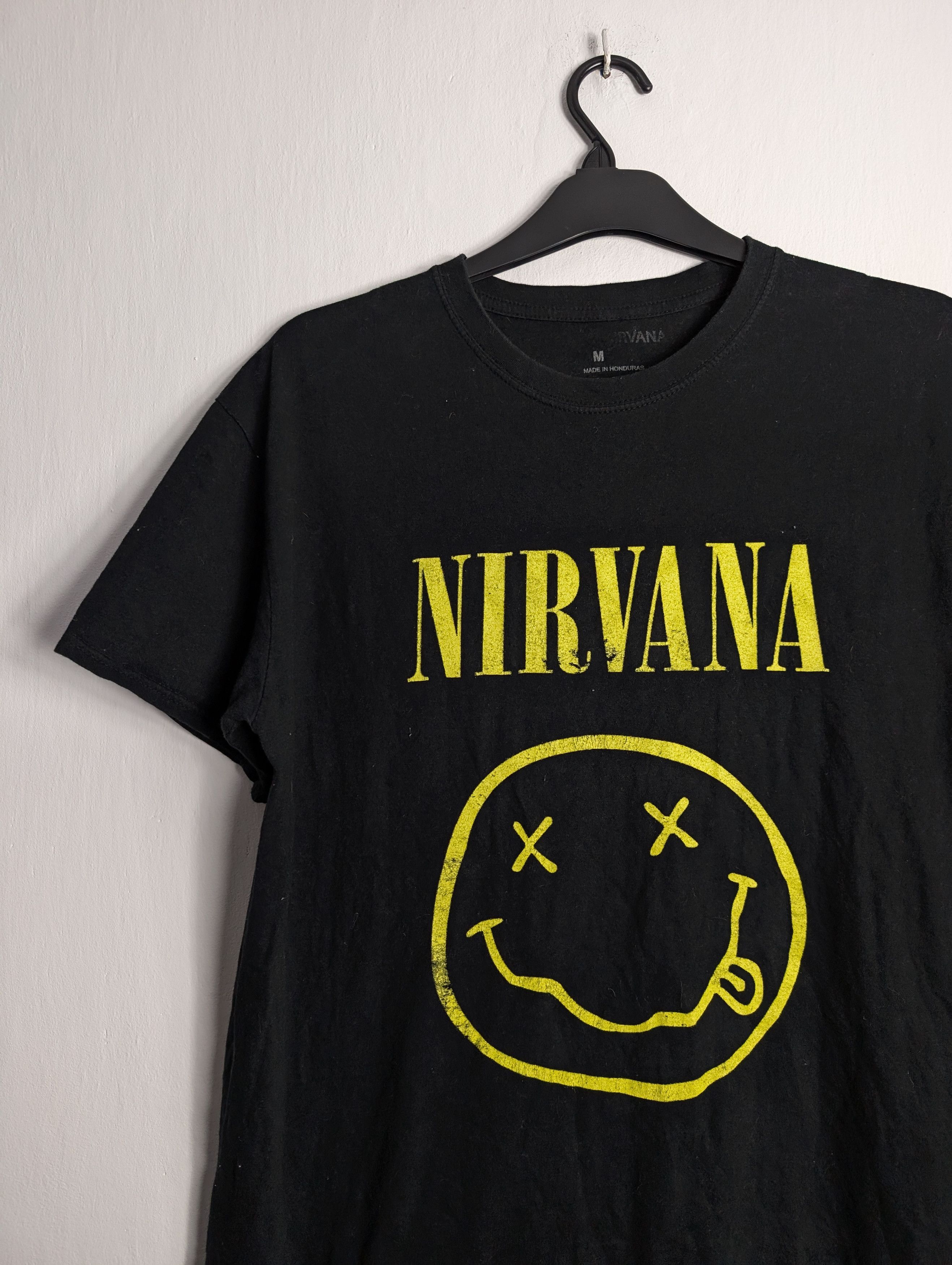 Band Tees × Nirvana Black T-shirt Nirvana Band Grunge Size US M / EU 48-50 / 2 - 2 Thumbnail