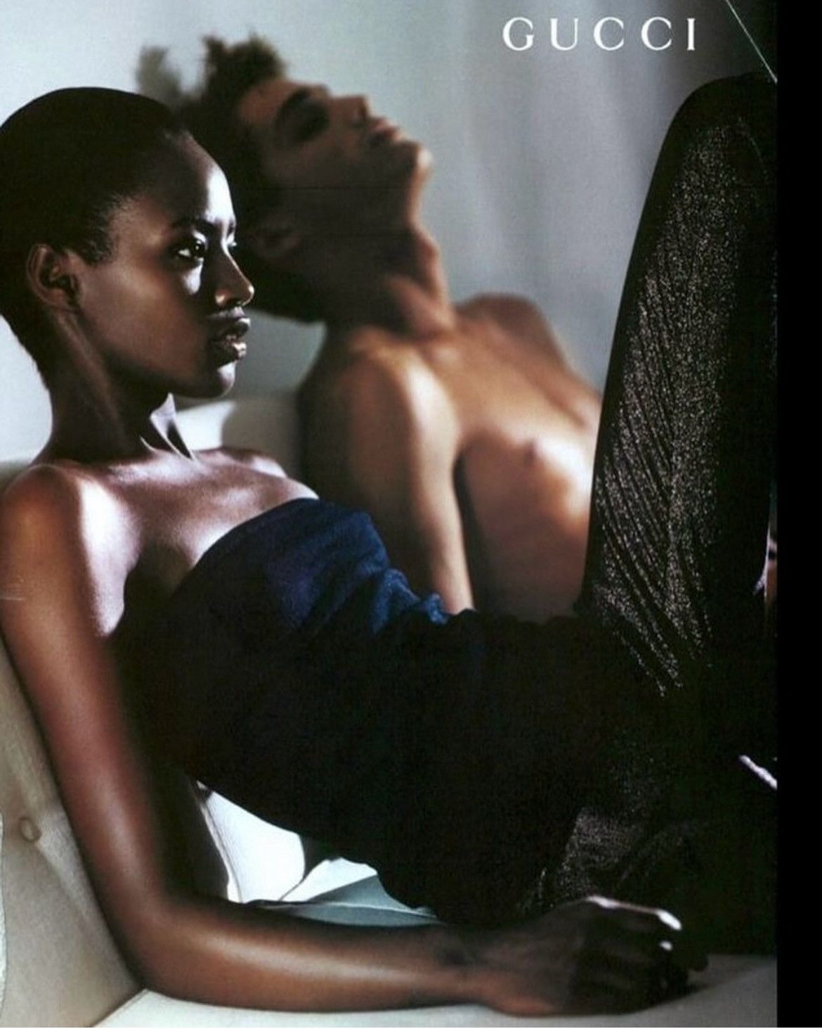Gucci by Tom Ford Spring 1997 Runway Lurex Trousers