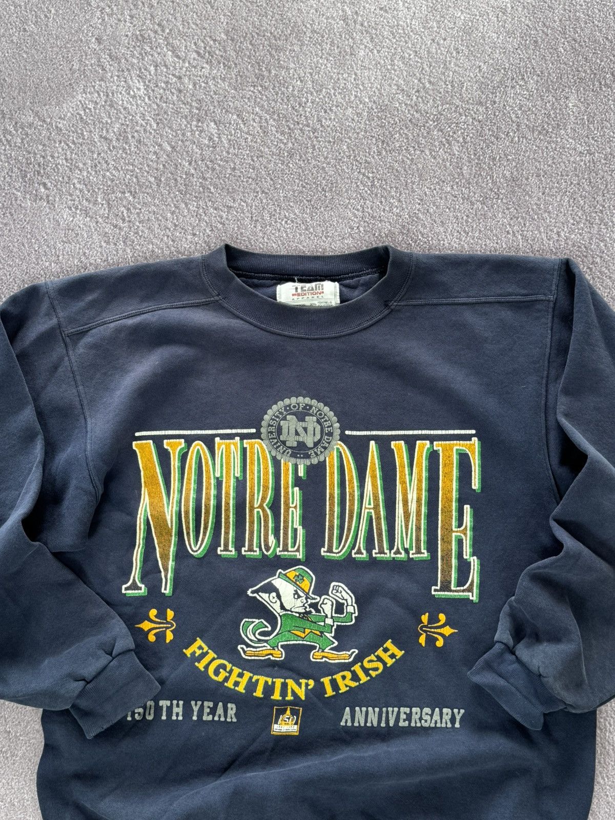 NFL Vintage Notre Dame Big Logo NFL Sweatshirt Size US L / EU 52-54 / 3 - 2 Thumbnail