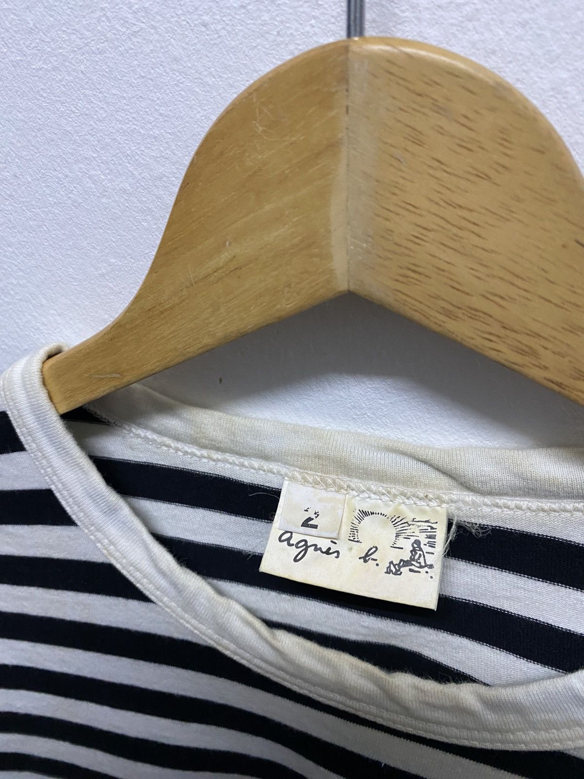agnes b. Pick!! Vtg AGNES B Stripe Long Sleeve TShirt -A089 Size US M / EU 48-50 / 2 - 5 Thumbnail