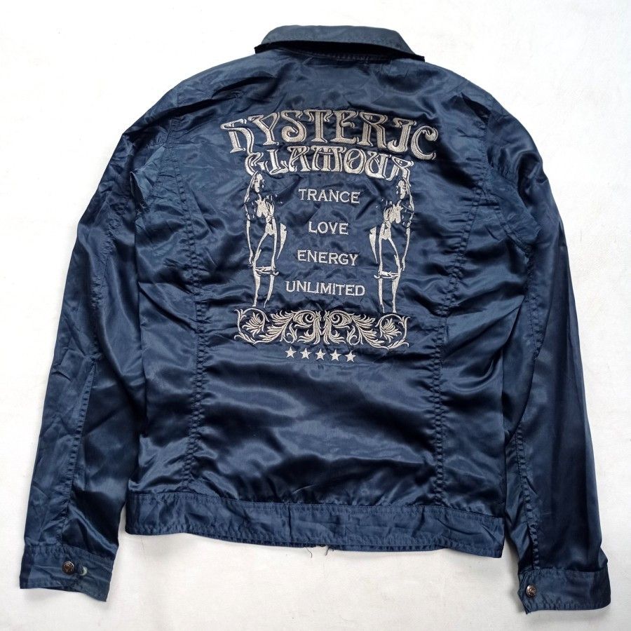 Hysteric Glamour hysteric glamour japan nylon satin biker jacket Size US S / EU 44-46 / 1 - 1 Thumbnail