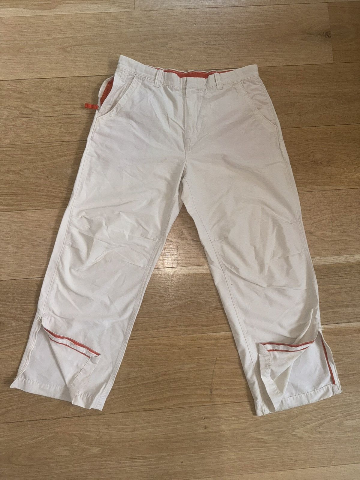 vintage gap technical utility cargo pants wide leg archive