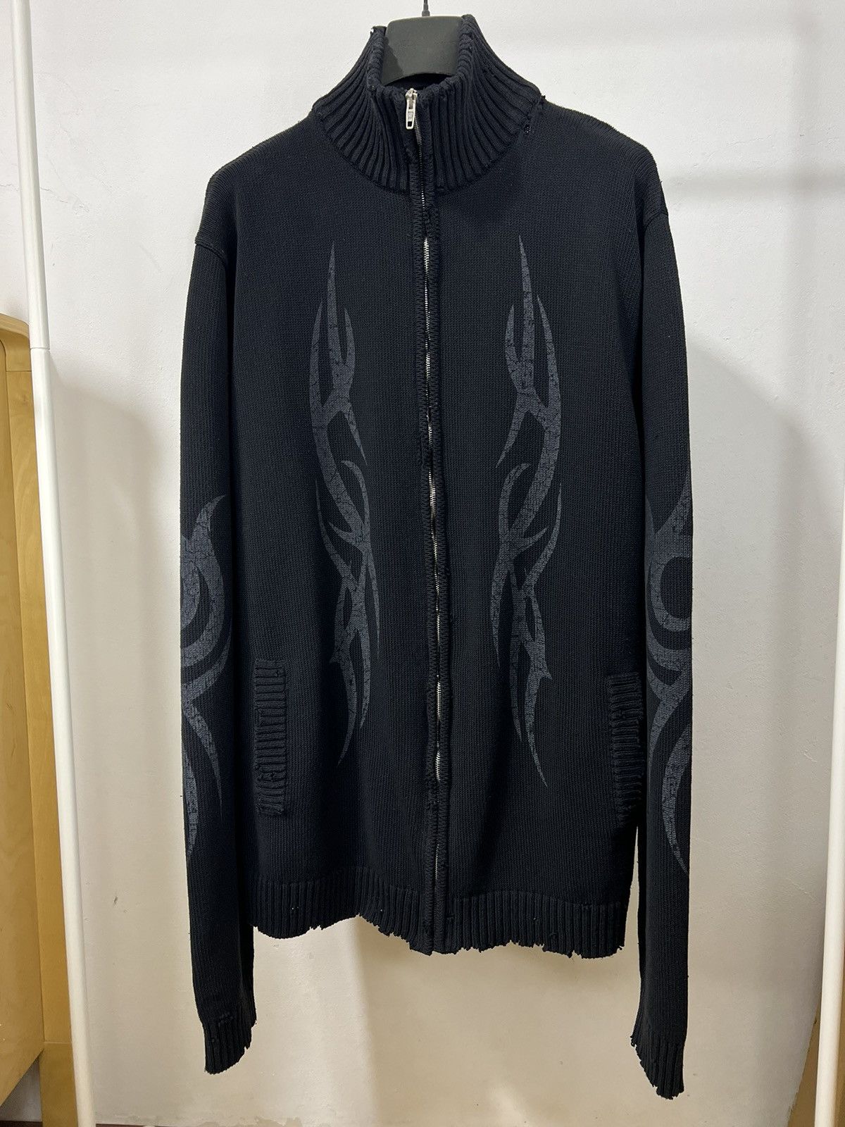 Balenciaga Y2K Zip-Up Cardigan Size US L / EU 52-54 / 3 - 1 Thumbnail