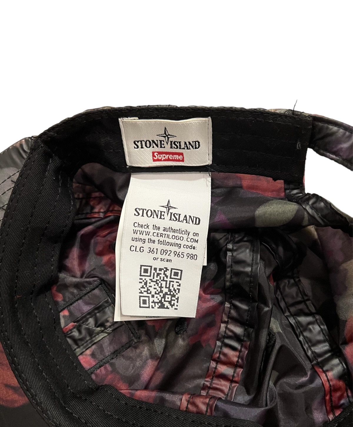 Stone Island × Supreme 🔥 Stone Island x Supreme Floral Cap/Stone Island Supreme Hat Size ONE SIZE - 12 Thumbnail