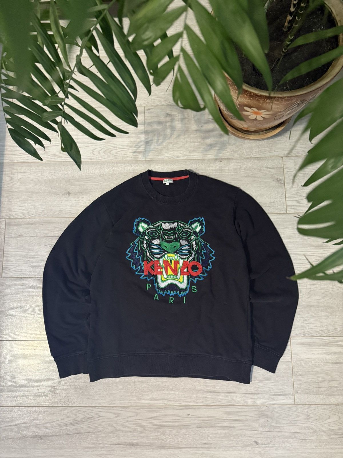 Kenzo Kenzo crewneck sweatsirt big logo Size US L / EU 52-54 / 3 - 1 Thumbnail