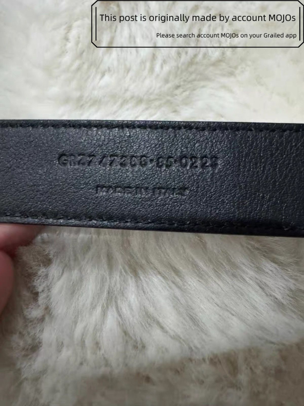 Saint Laurent Paris Sz 85 Saint Laurent Paris Dark Brown Patent Leather Belt Size ONE SIZE - 7 Thumbnail
