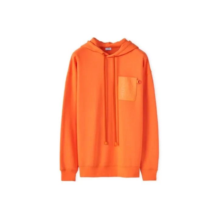 Loewe Loewe SS22 Orange Logo Hoodie for Men Size US S / EU 44-46 / 1 - 1 Thumbnail