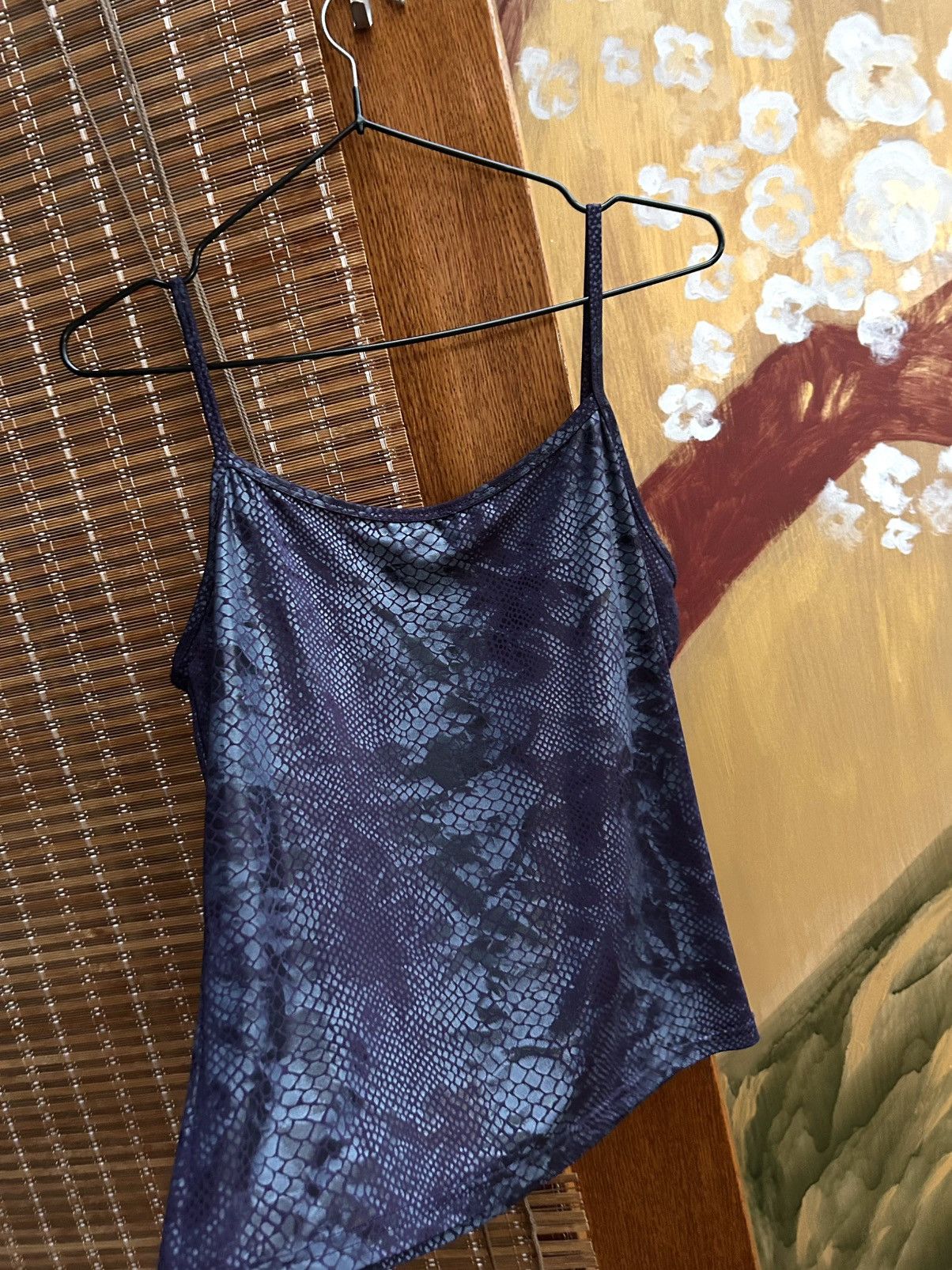 Vintage Y2K Yes Or No Snake Print Camisole Top Spaghetti Straps XS-S Size XS / US 0-2 / IT 36-38 - 5 Thumbnail